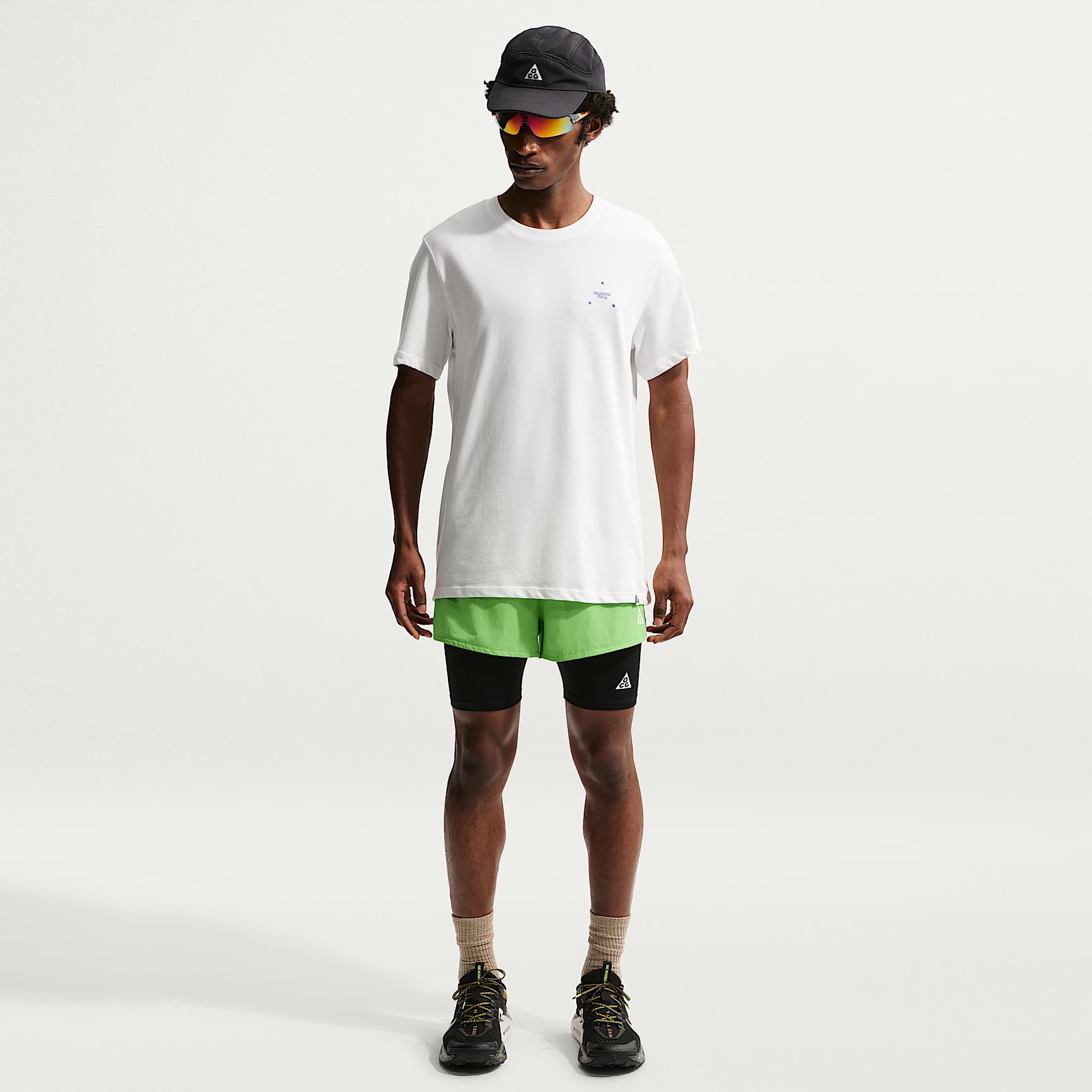 Męskie spodenki z wszytą bielizną Dri-FIT ADV Nike ACG „Trailwind” 8 cm