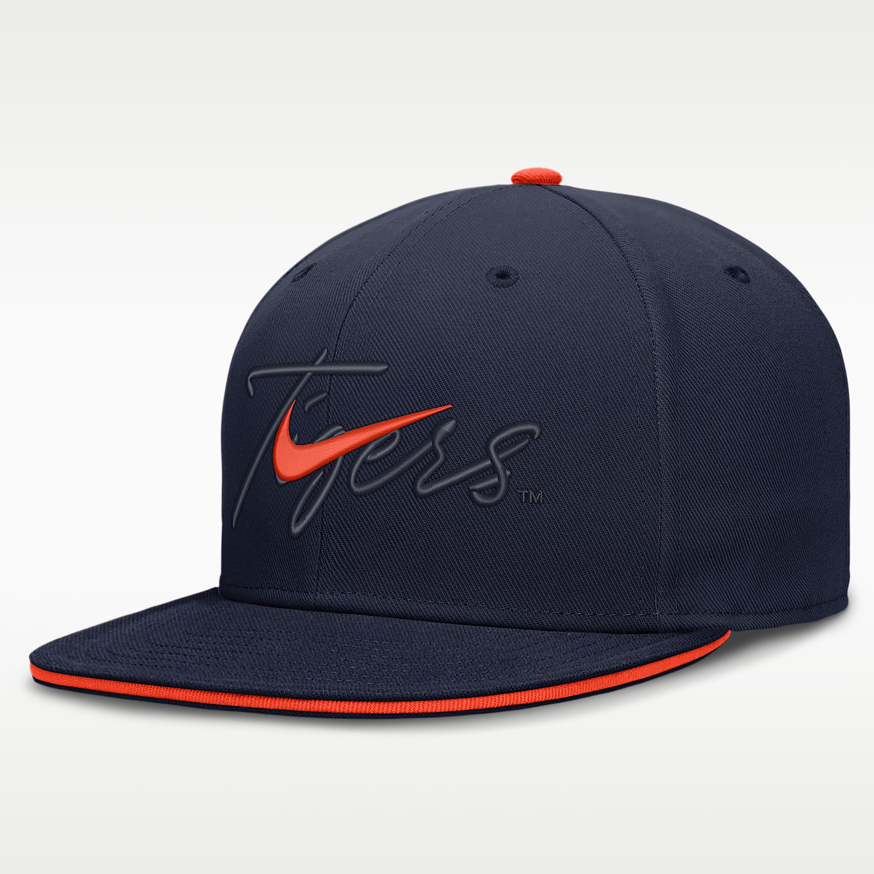 Gorra universitaria Nike Dri-FIT ajustada para hombre Auburn Pro