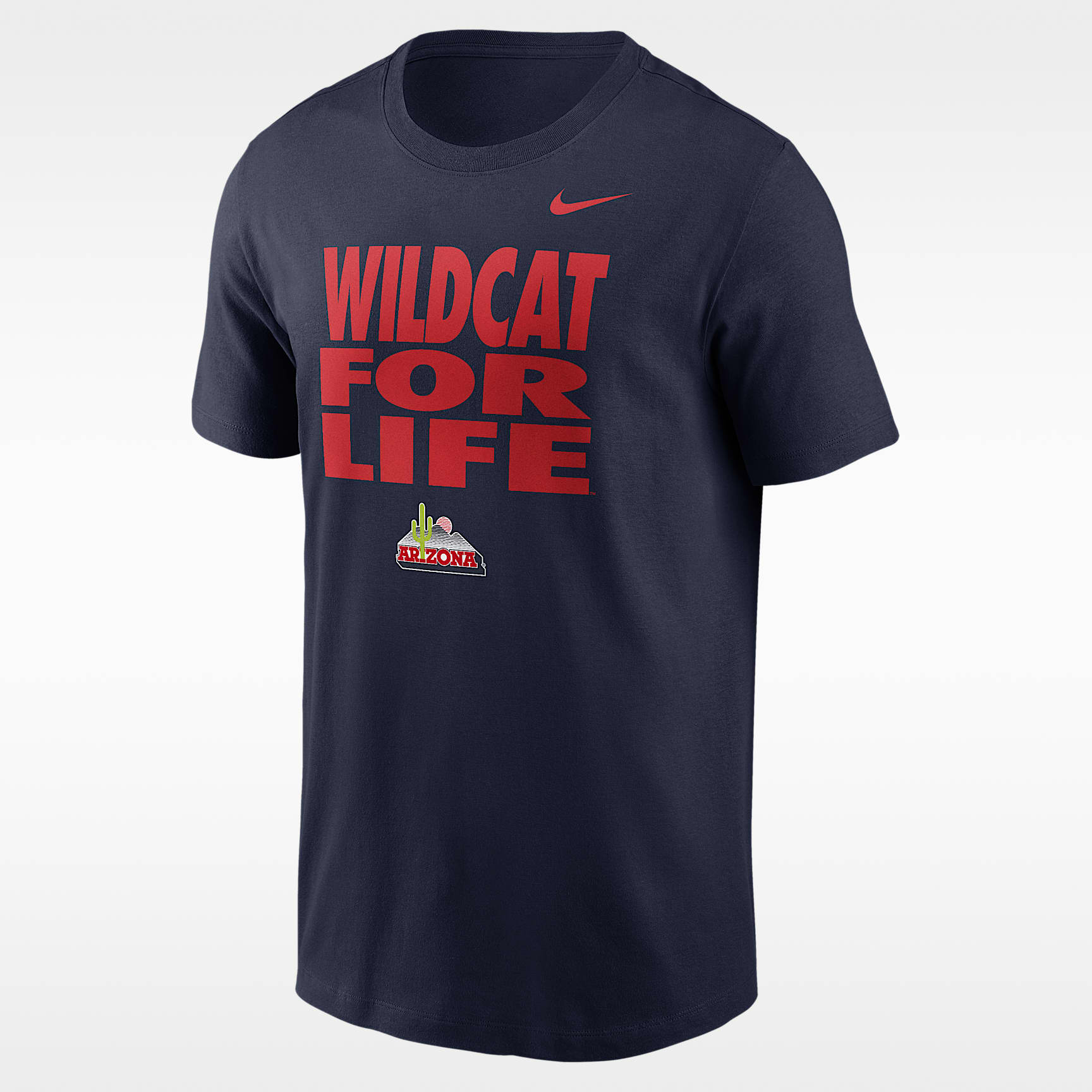 Arizona Sideline Slogan Men's Nike Dri-FIT College Long-Sleeve T-Shirt
