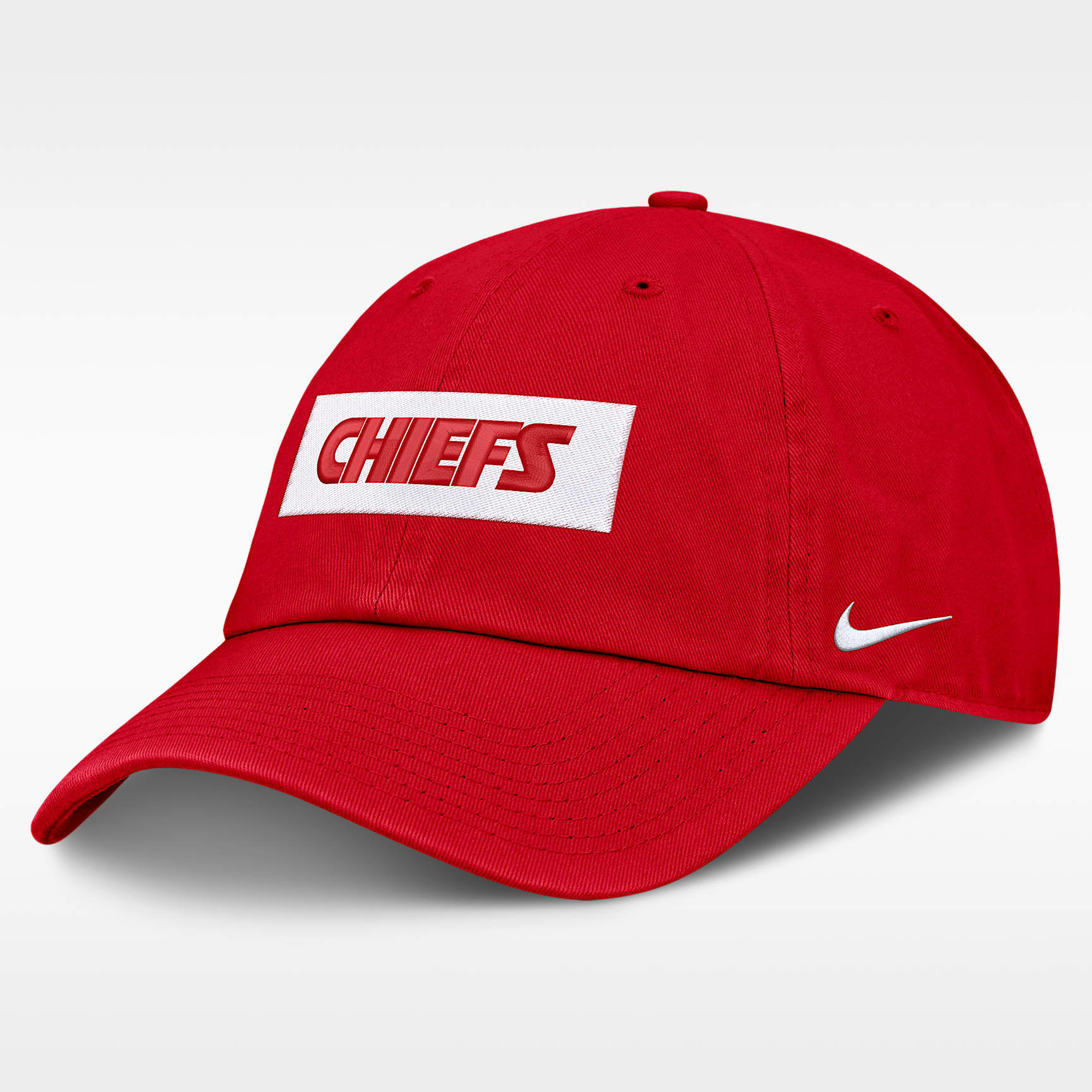 Kansas City Chiefs Primetime Club Wordmark Men's Nike NFL Adjustable Hat