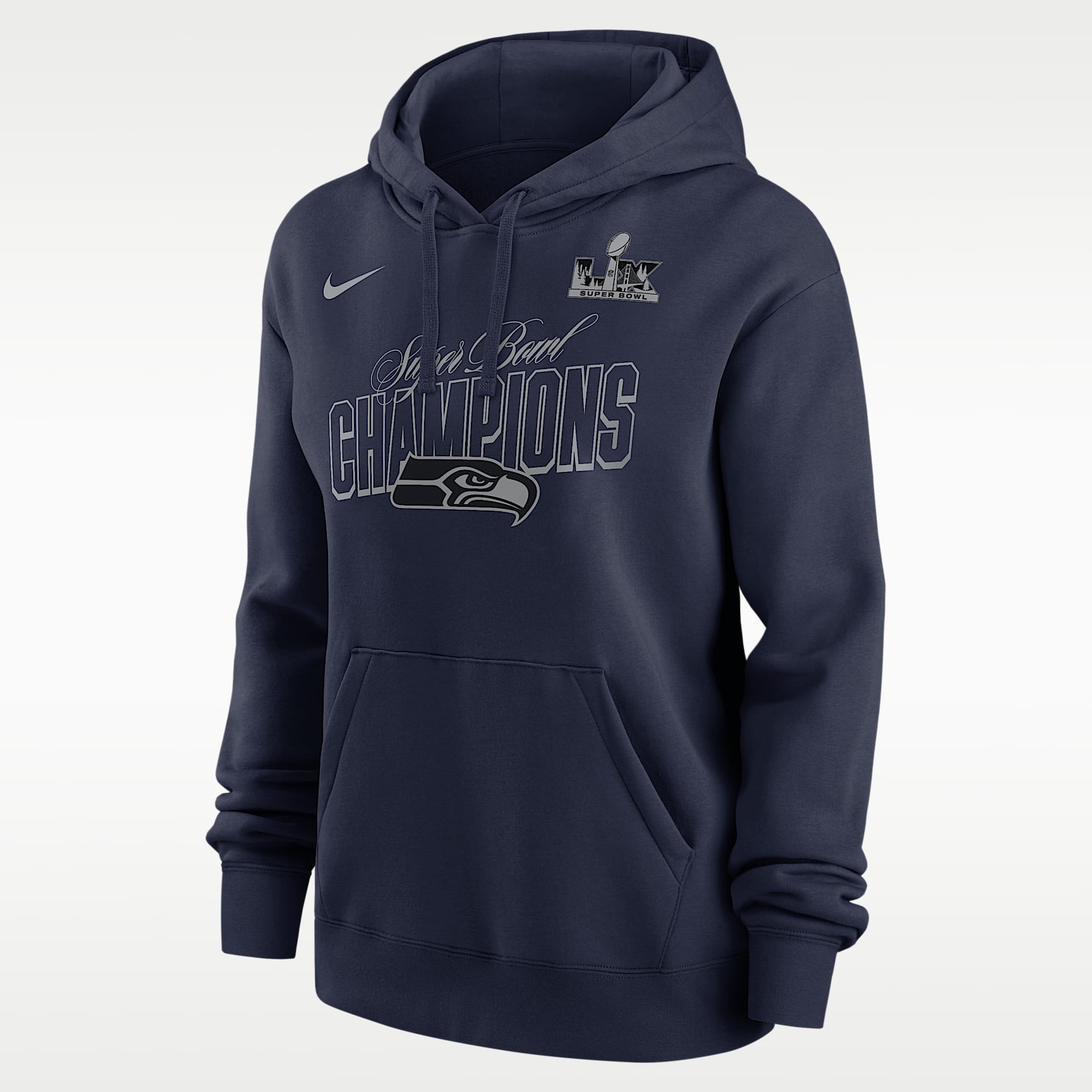 Seattle Seahawks Super Bowl LX Champions Epic Showdown Women's Nike NFL Pullover Hoodie