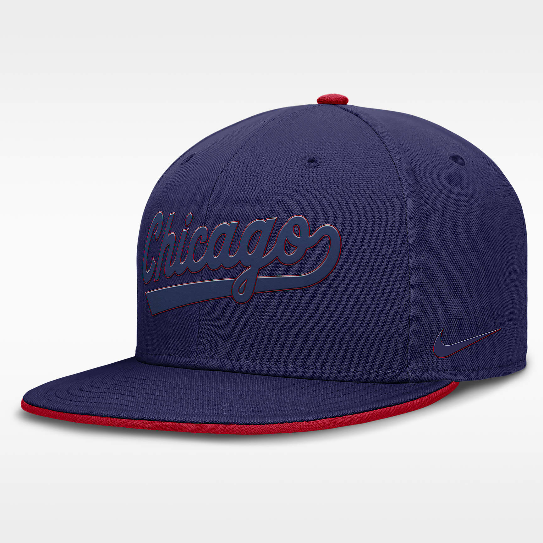 Gorra Nike Dri-FIT de la MLB ajustada para hombre Chicago Cubs True