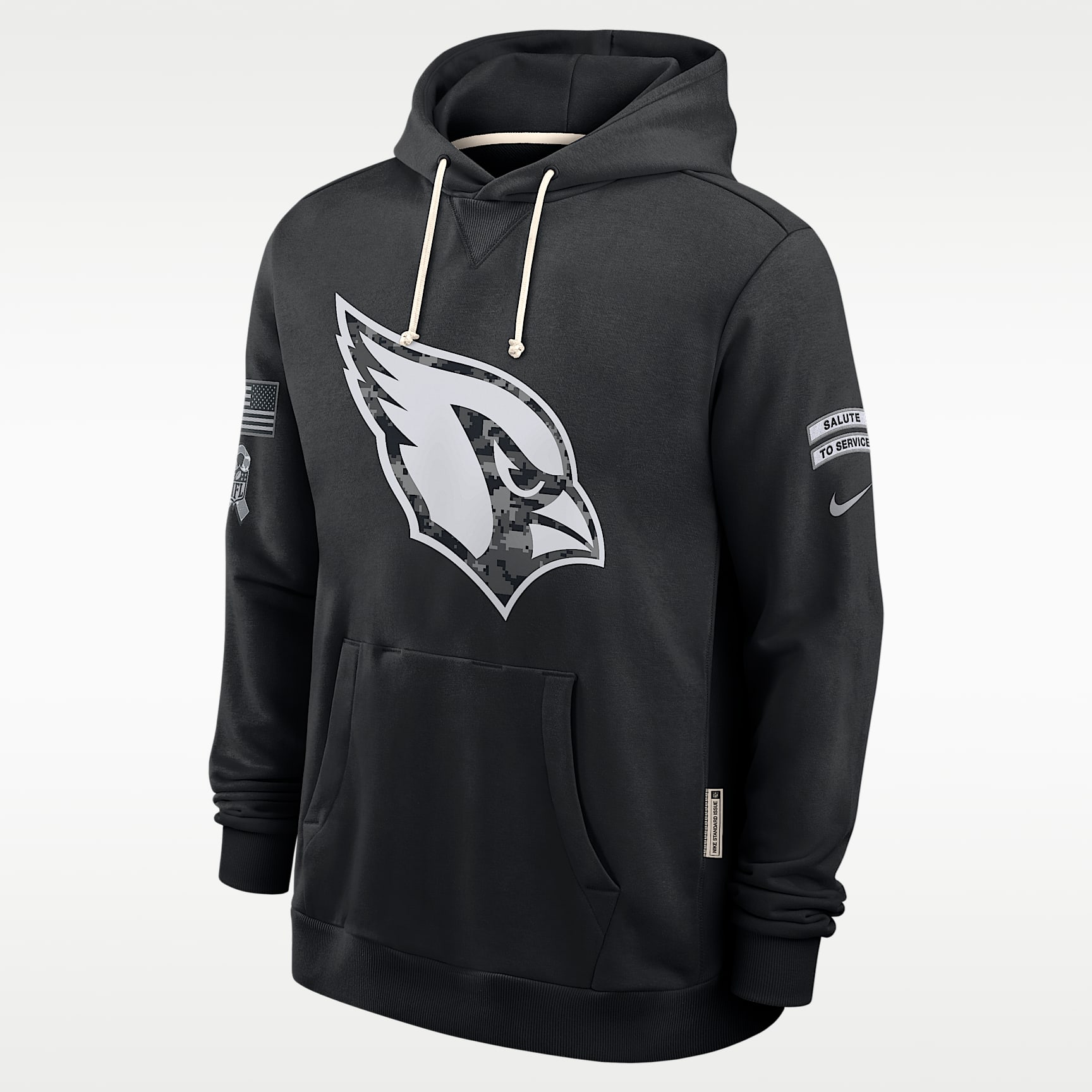 Arizona Cardinals Salute to Service Sideline Men's Nike Dri-FIT NFL Pullover Hoodie