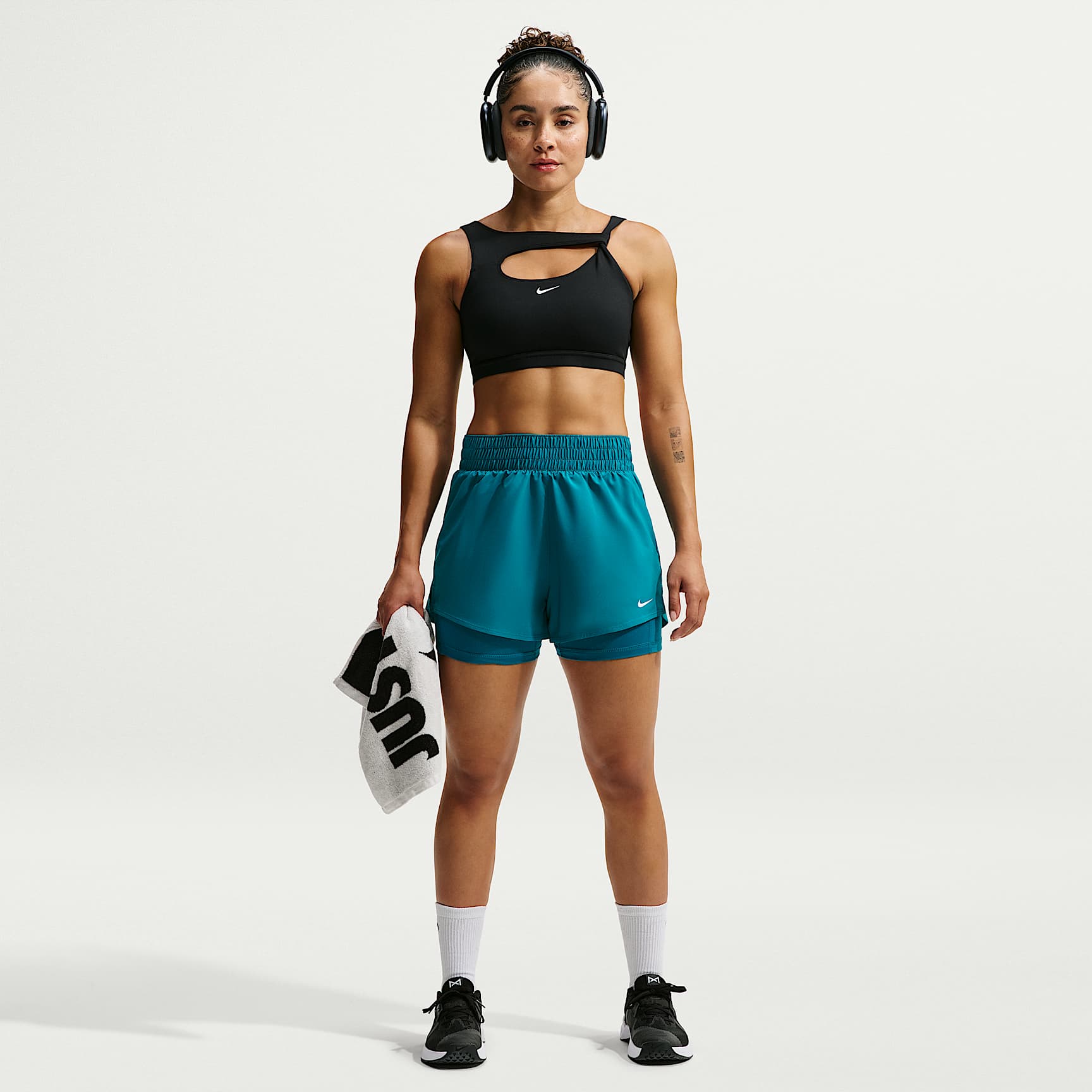 Nike One Women's Dri-FIT High-Waisted 3" 2-in-1 Shorts