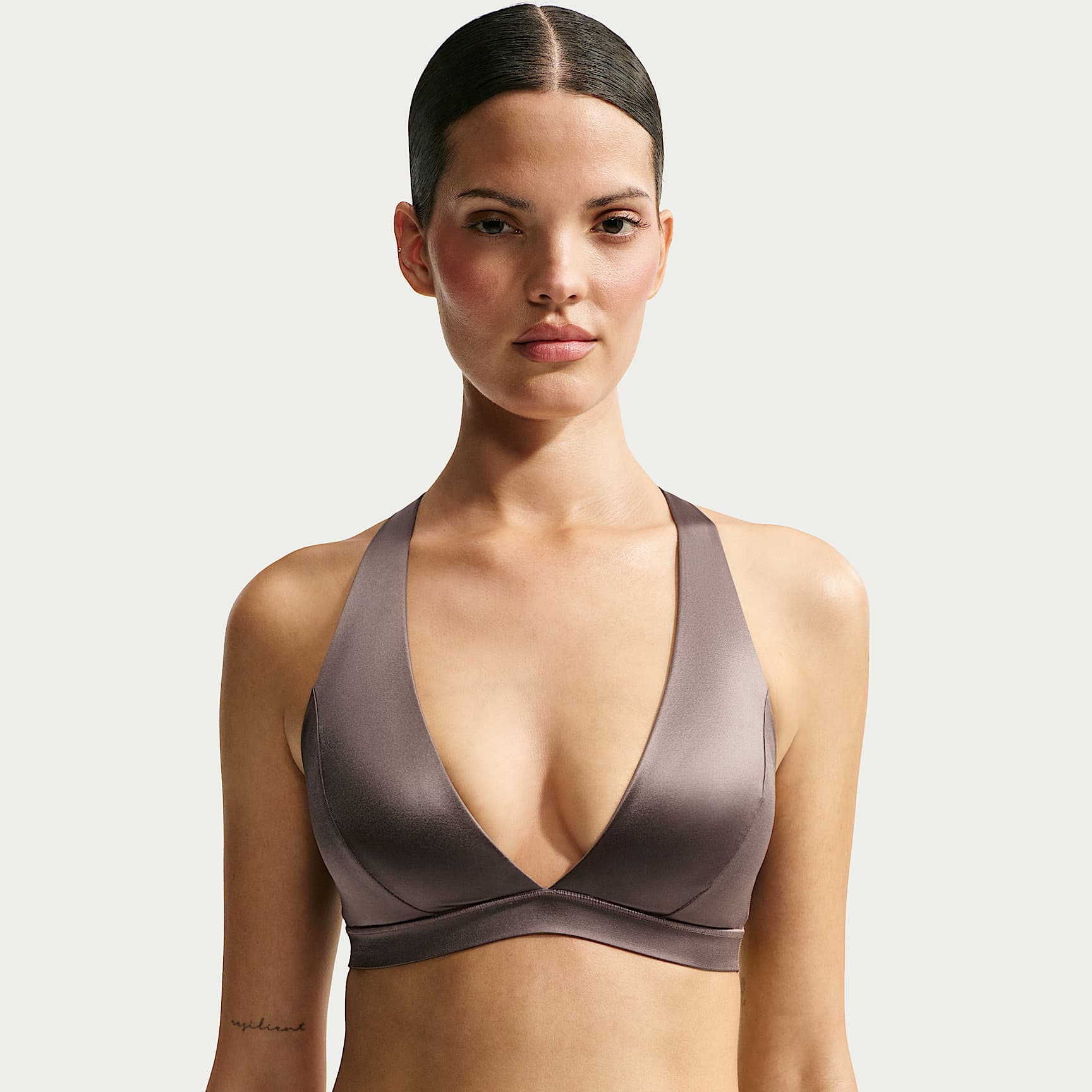 NikeSKIMS Satin Shine Sport-BH mit Nackenträger (Damen)