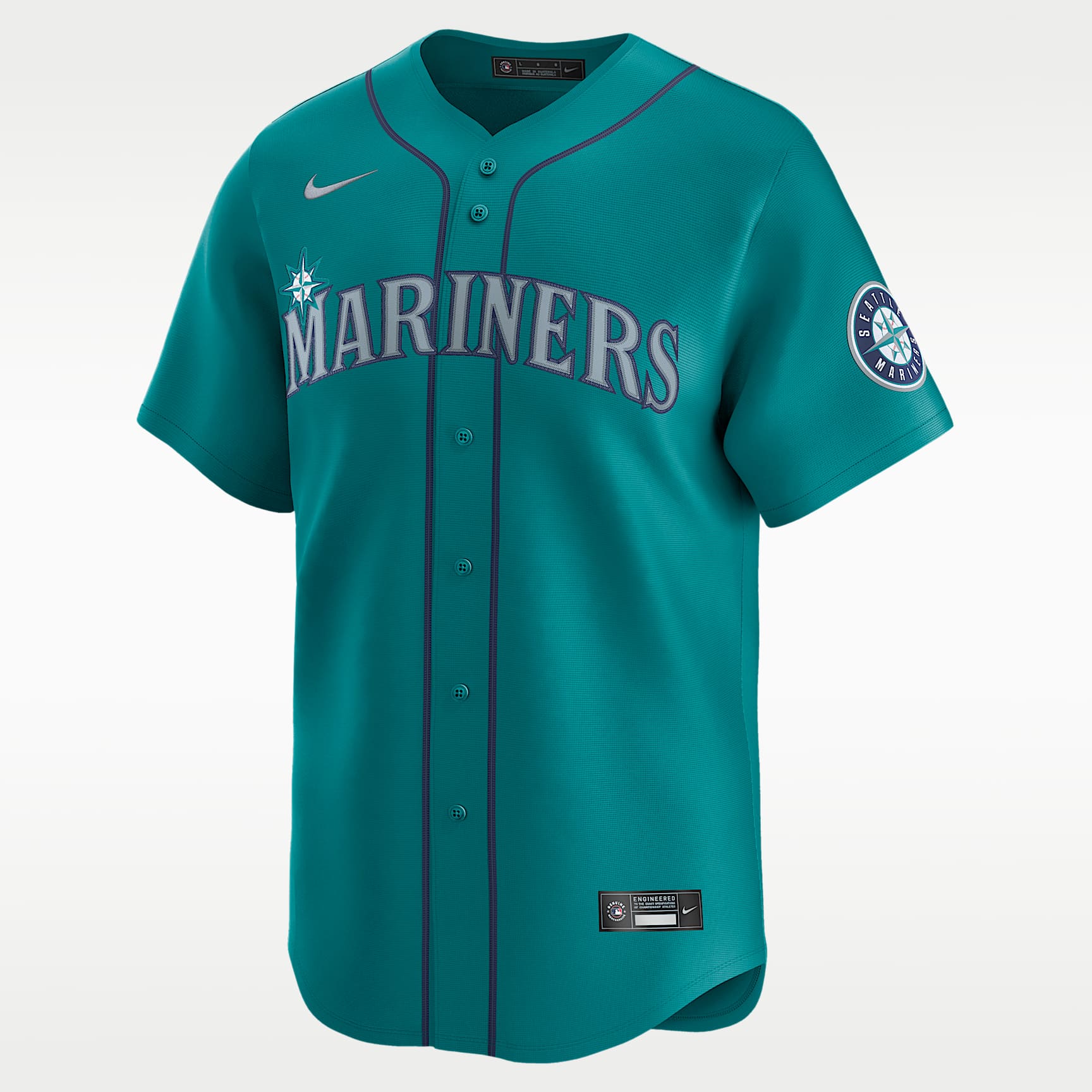 Jersey Nike Dri-FIT de la MLB Limited para hombre de Cal de los Raleigh Seattle Mariners