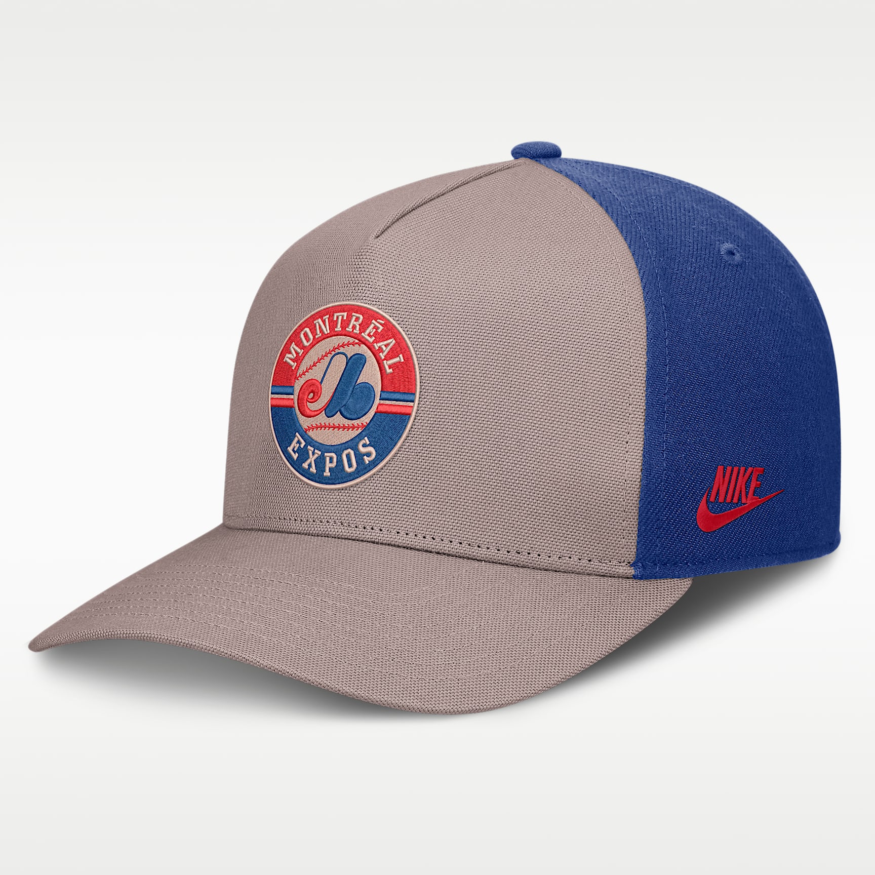Gorra Nike de la MLB ajustable con estructura A-Frame para hombre Montreal Expos Cooperstown Rise