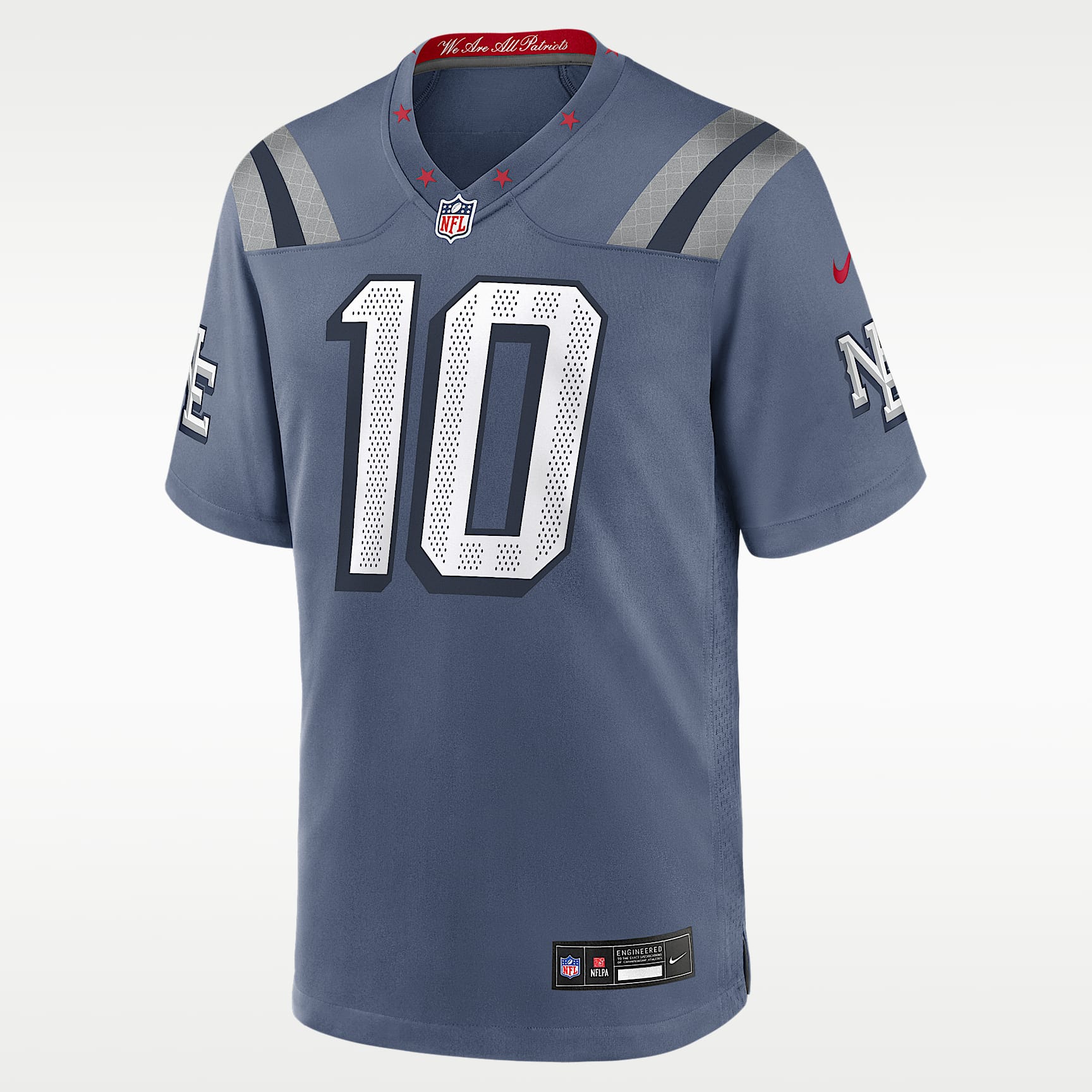 Jersey Nike de la NFL Game para hombre Drake Maye New England Patriots Rivalries Collection