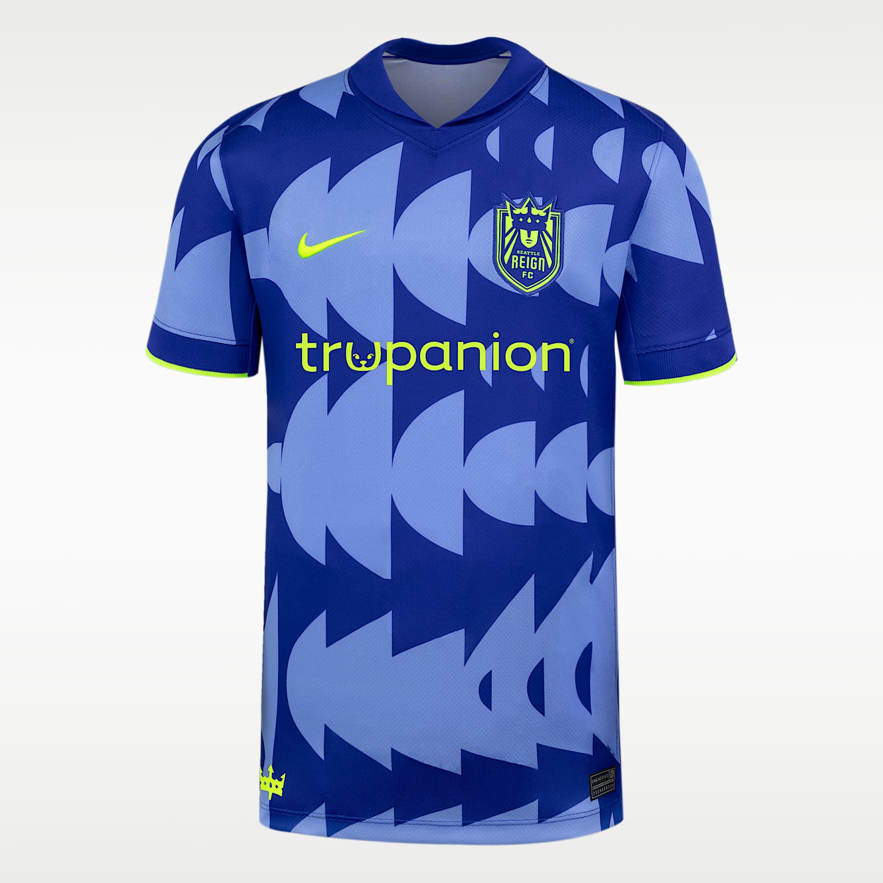 Seattle Reign FC Stadium Away Big Kids' Nike Dri-FIT NWSL Replica Jersey