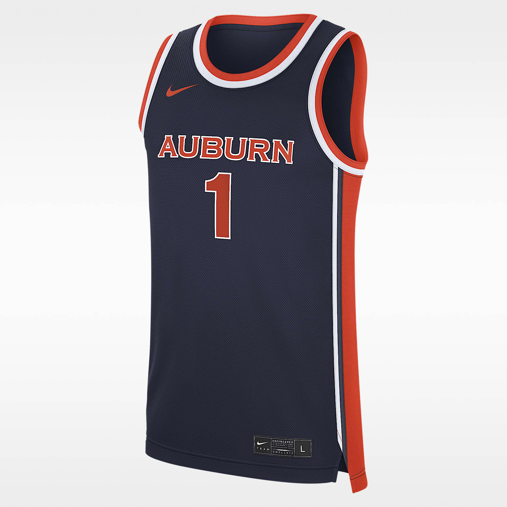 Jersey de básquetbol para hombre Nike College Auburn Replica