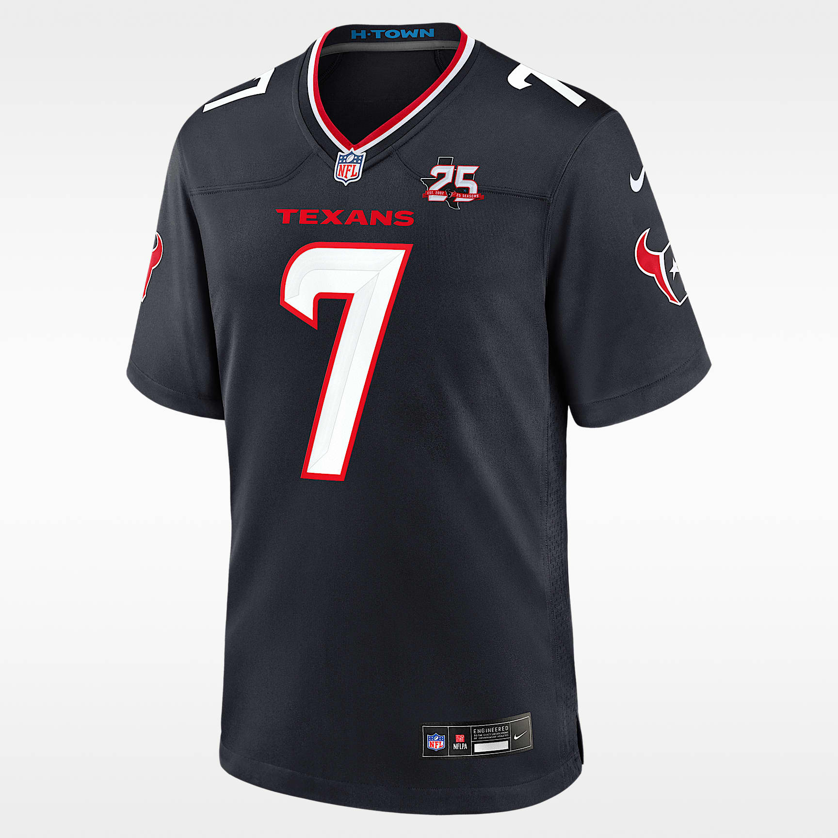 C.J. Stroud Houston Texans 25th Season Men's Nike NFL Game Jersey