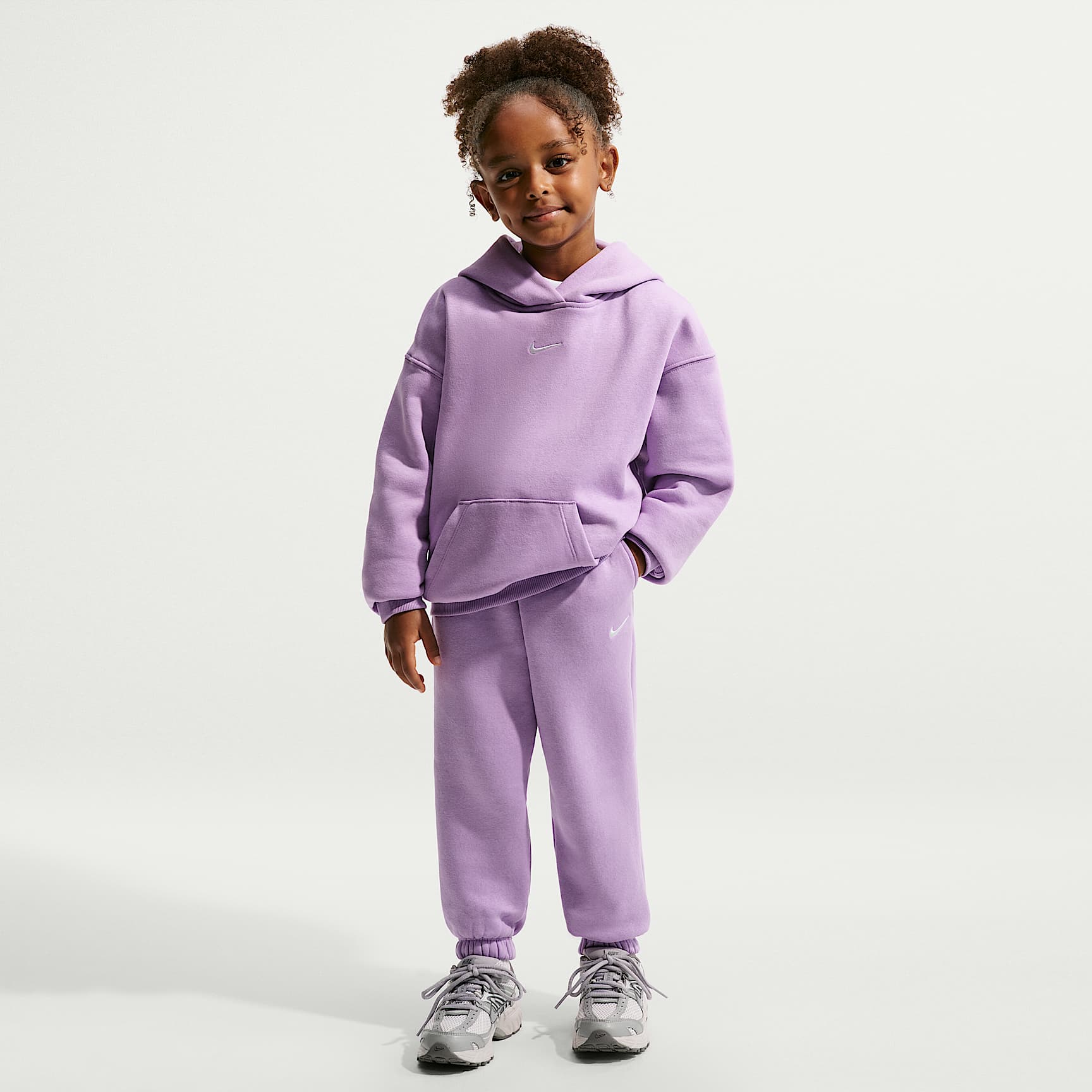 Nike Sportswear Little Kids' Studio Fleece Loose Pants