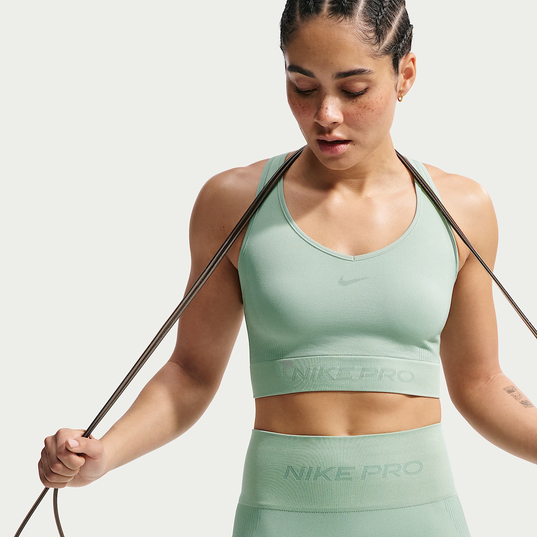 Nike Pro Seamless Women's Dri-FIT Cropped Tank Top