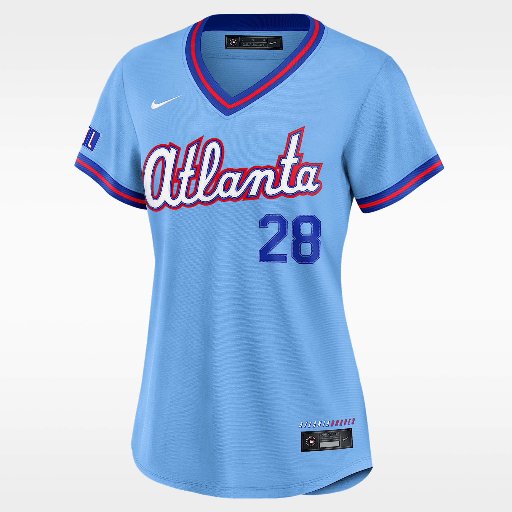 Jersey Nike de la MLB Stadium para mujer Matt Olson Atlanta Braves City Connect