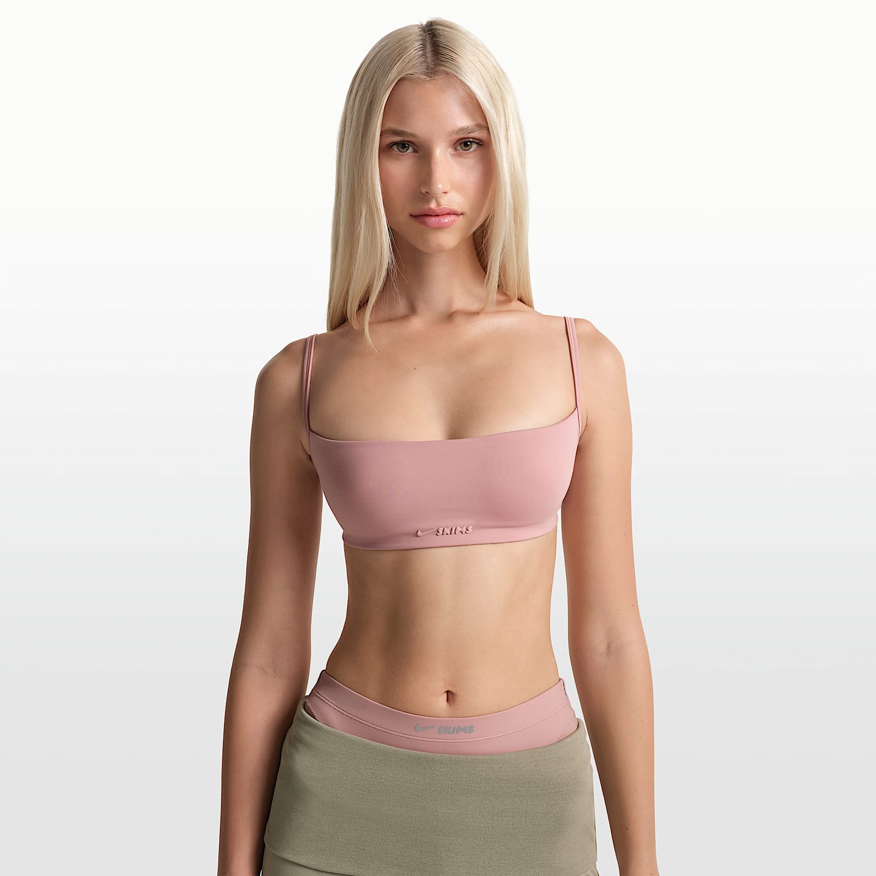 Bra micro de tirantes finos para mujer NikeSKIMS Matte