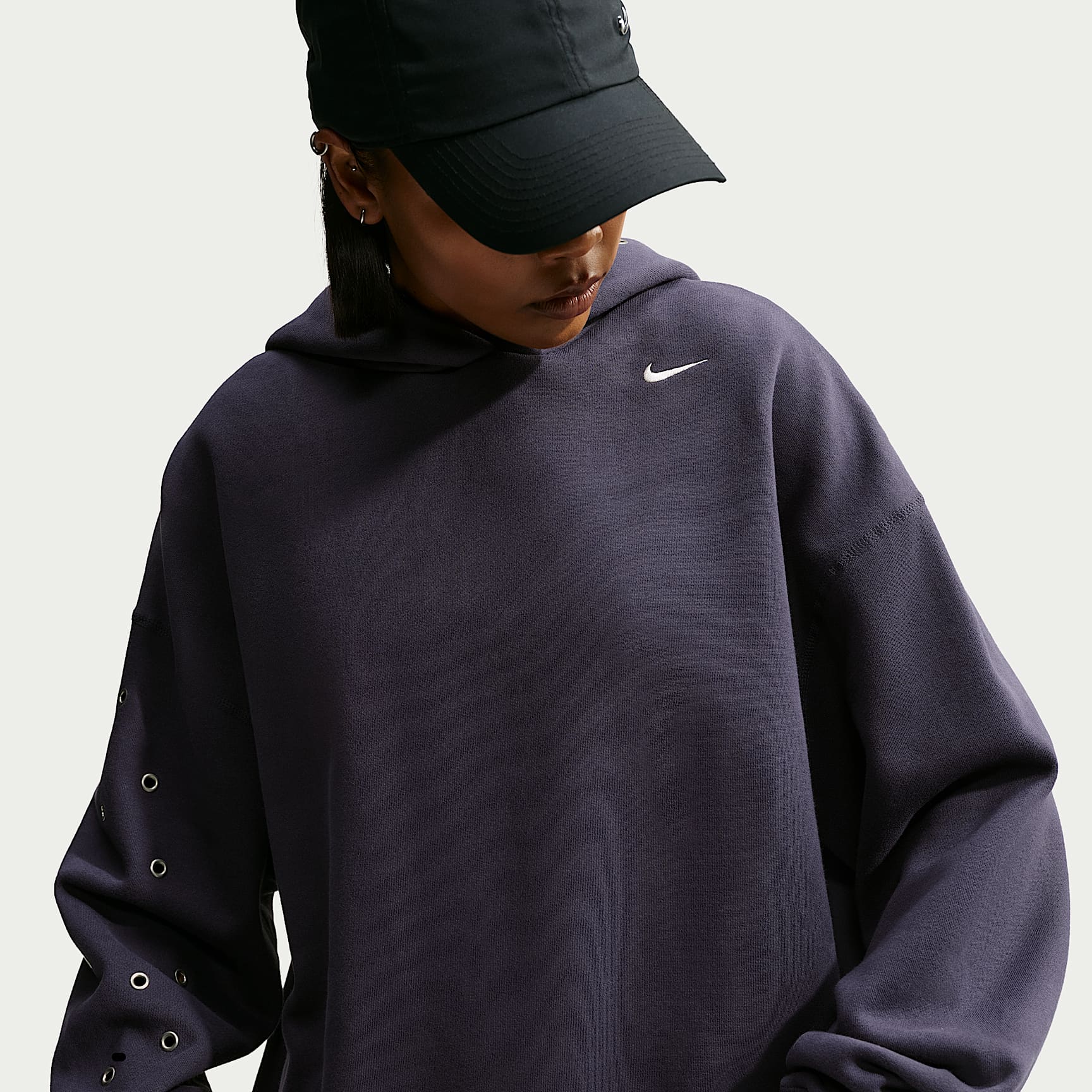 Nike Studio Fleece Medium Weight Women's Oversized Pullover Hoodie