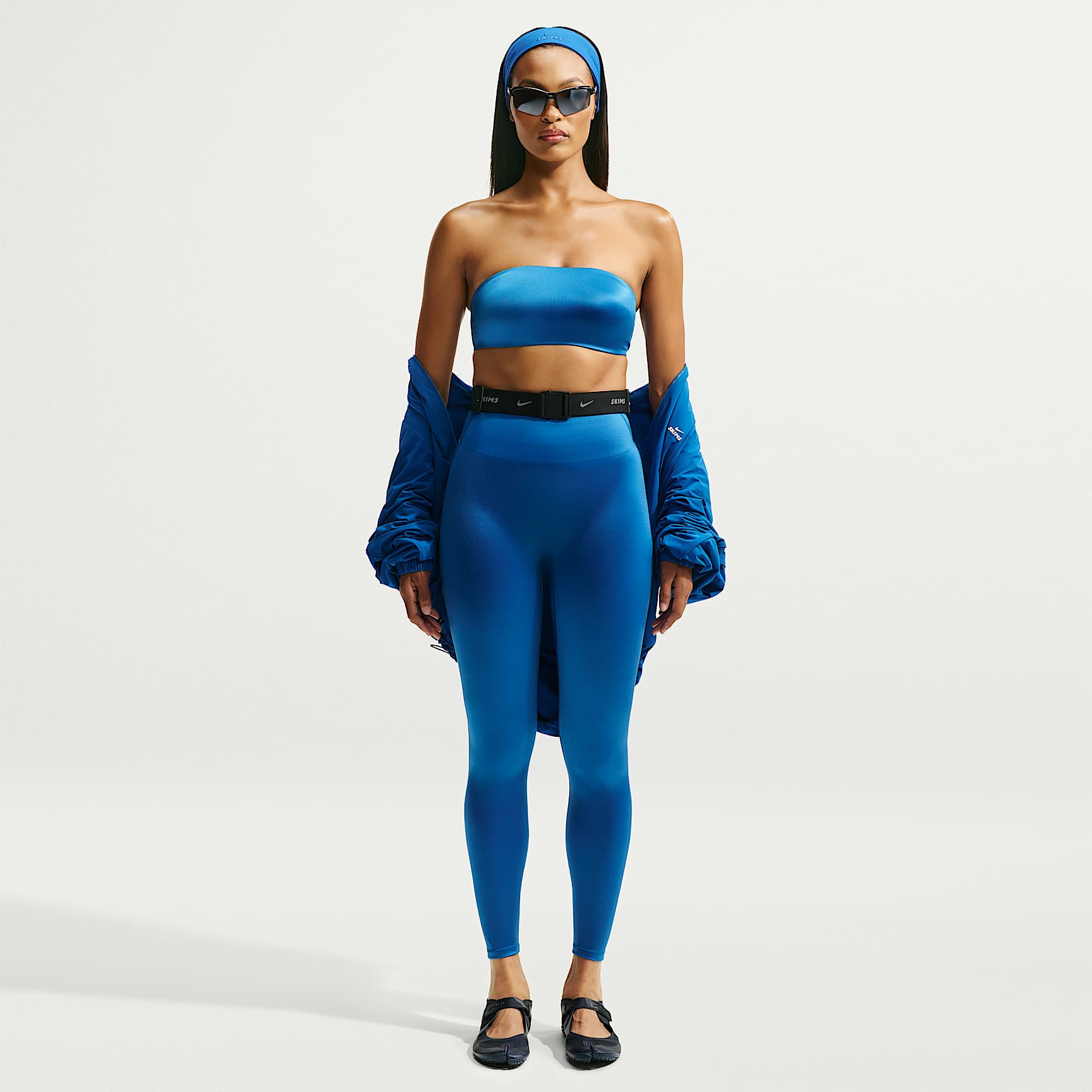 NikeSKIMS Satin Shine Women's High-Waisted Bonded 66cm (approx.) Leggings