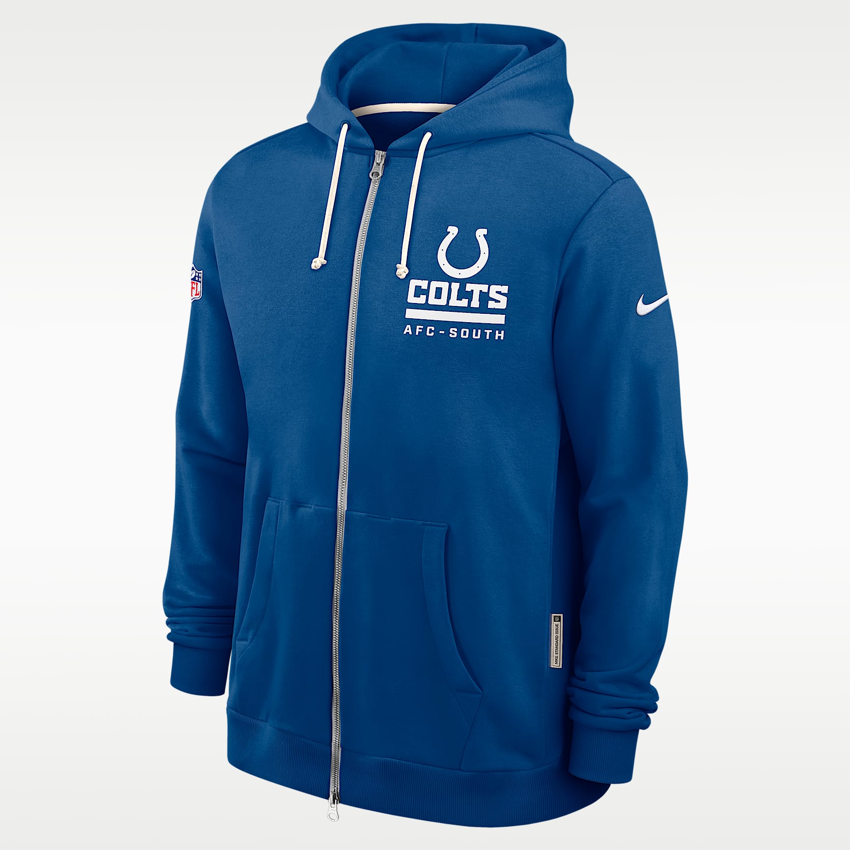 Indianapolis Colts Utility Player Sideline Men's Nike Dri-FIT NFL Full-Zip Hoodie