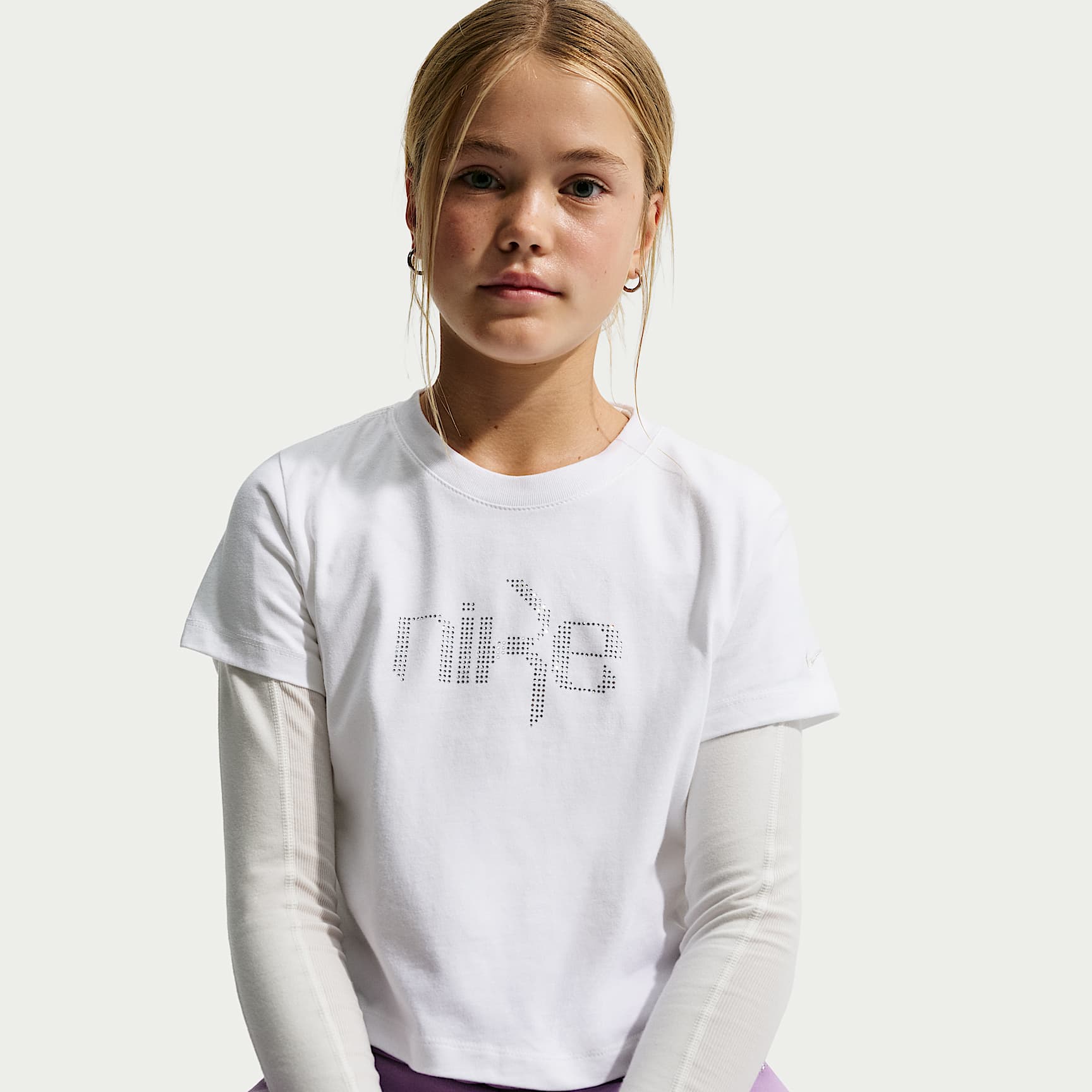 Nike Sportswear Older Kids' (Girls') Cropped T-Shirt