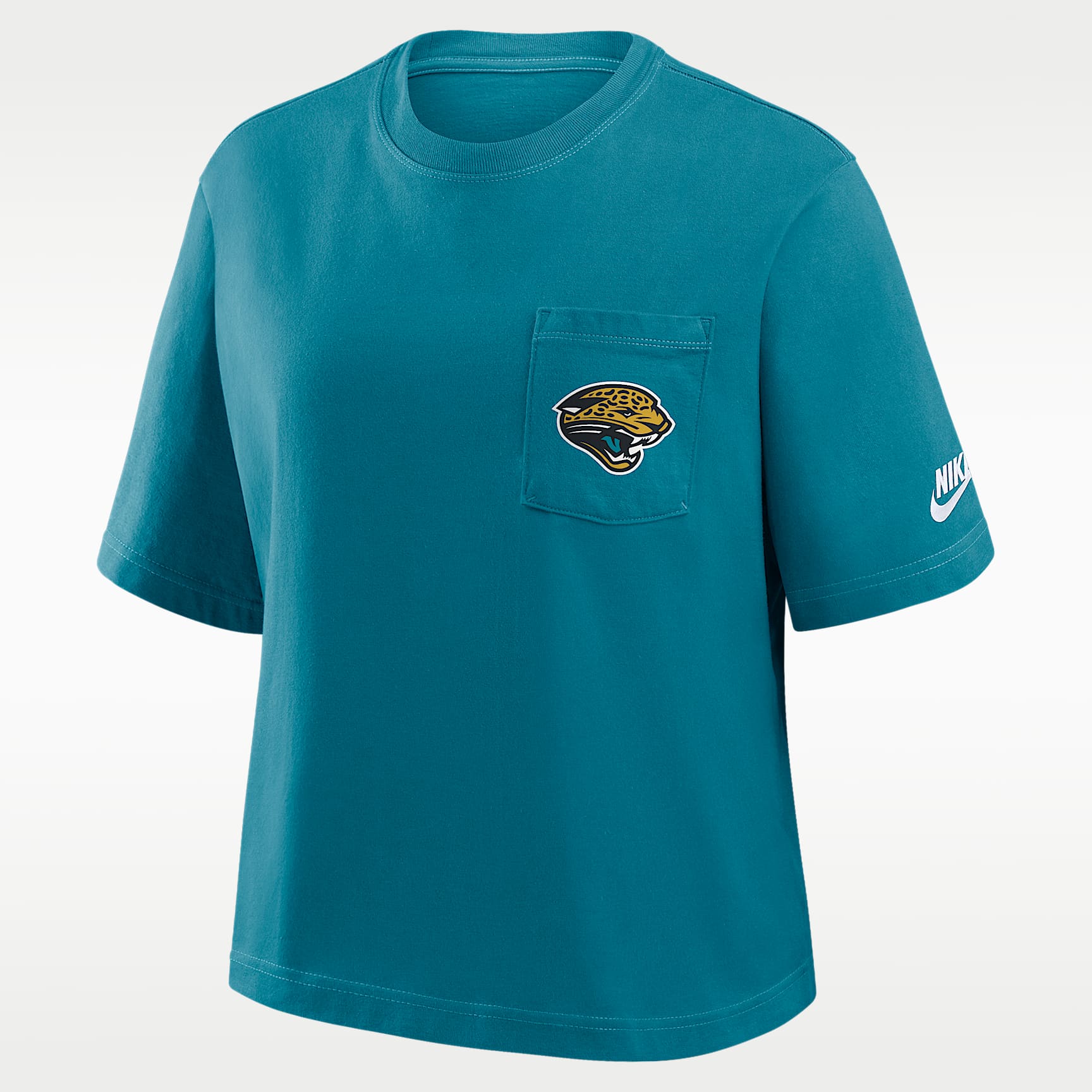 Jacksonville Jaguars Rewind Pocket Boxy Women's Nike NFL T-Shirt