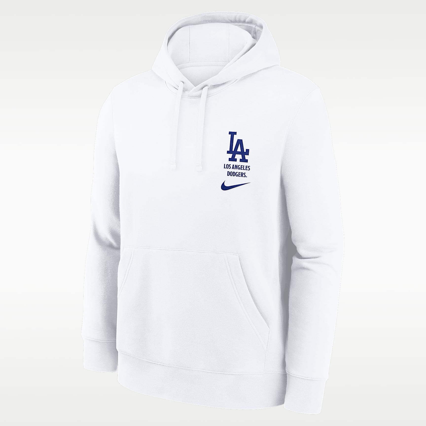 Los Angeles Dodgers Minimal Club Men's Nike MLB Pullover Hoodie