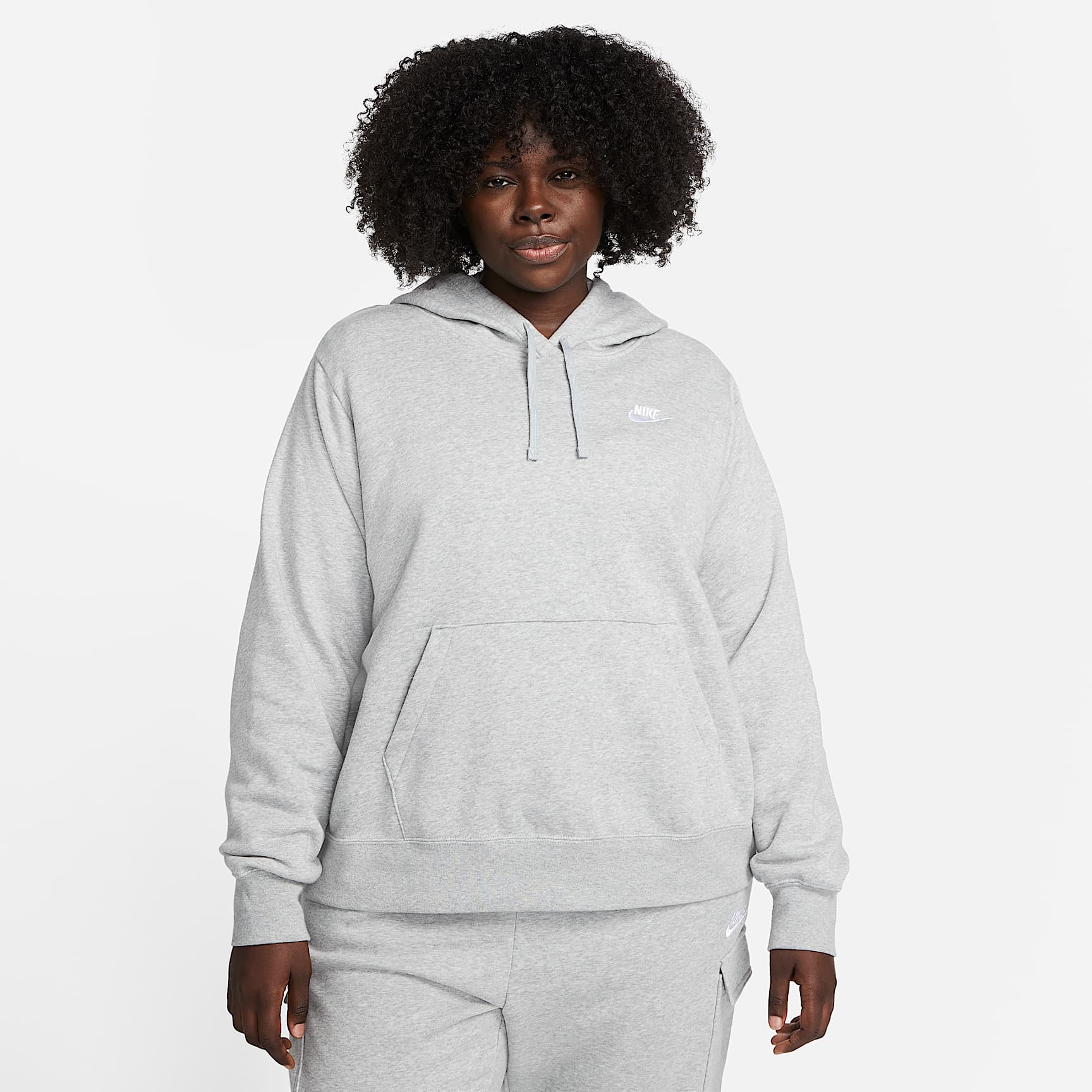 Nike Sportswear Club Fleece Women's Pullover Hoodie (Plus Size)