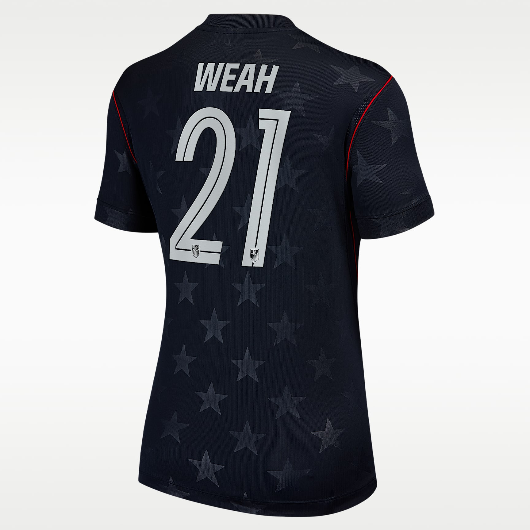 Timothy Weah USMNT 2026 Stadium Away Women's Nike Dri-FIT Soccer Jersey