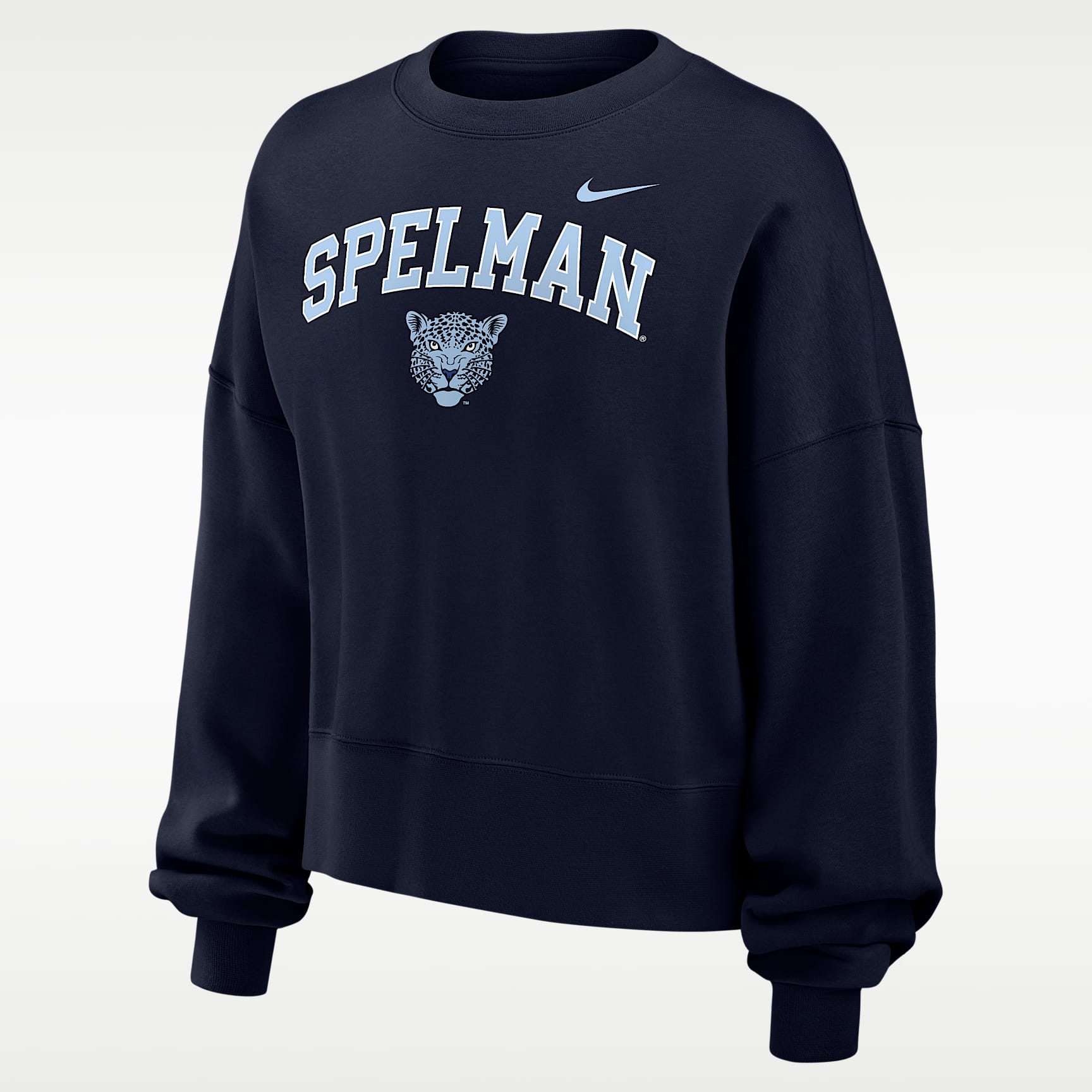 Sudadera de tejido Fleece Phoenix de cuello redondo para mujer Nike College (SPELMAN COLLEGE)