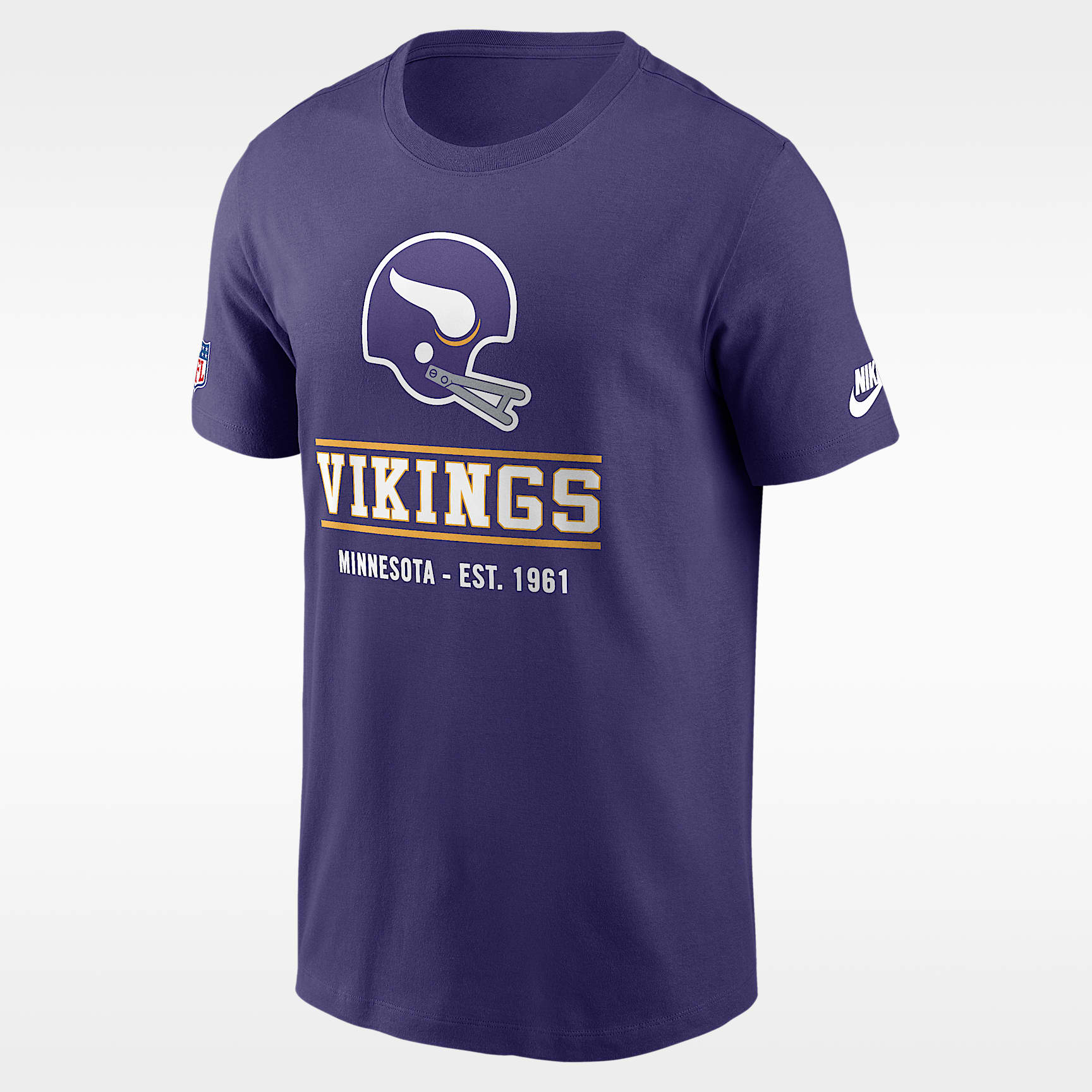 Playera de manga larga Nike Dri-FIT de la NFL para hombre Minnesota Vikings Essential