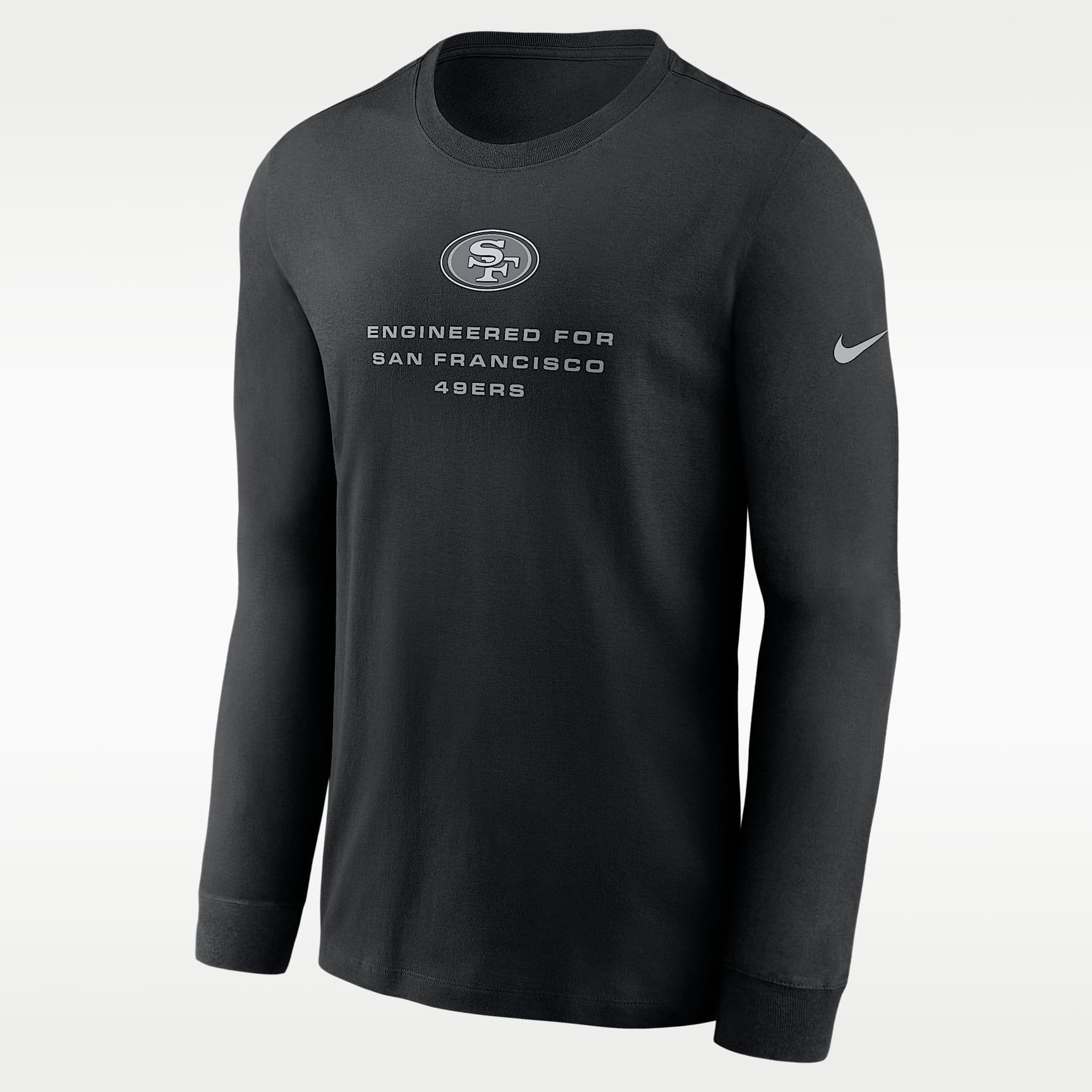 San Francisco 49ers Team Issue Men's Nike Dri-FIT NFL Long-Sleeve T-Shirt