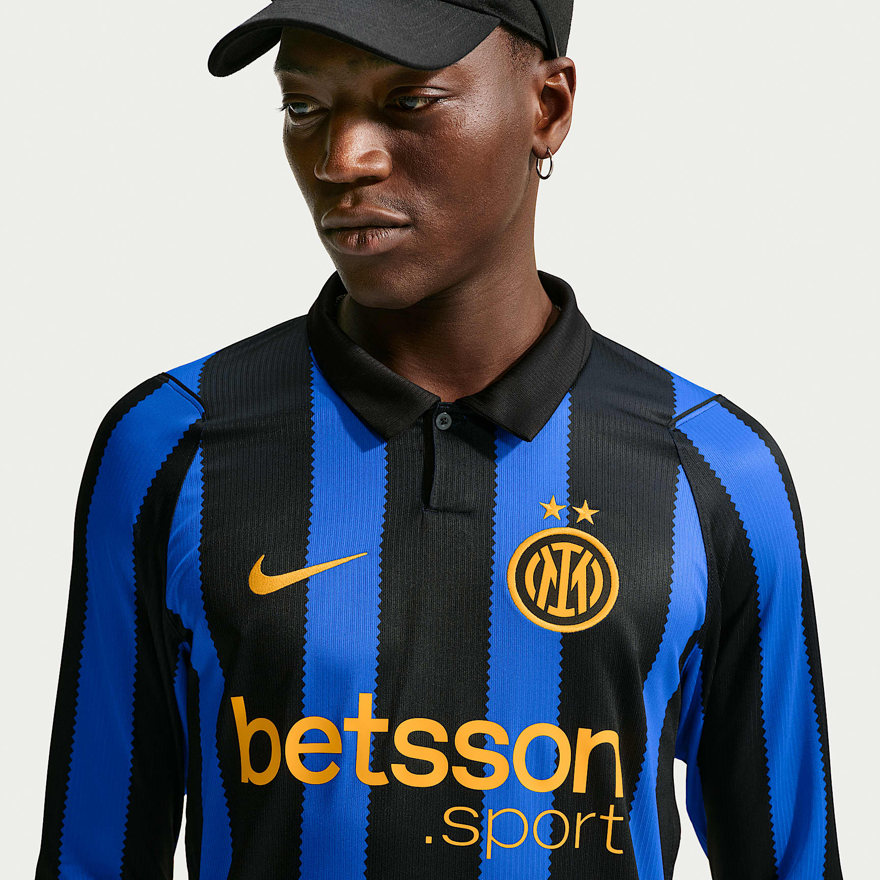 Inter Milan 2026/27 Stadium Home Men's Nike Dri-FIT Football Replica Long-Sleeve Shirt