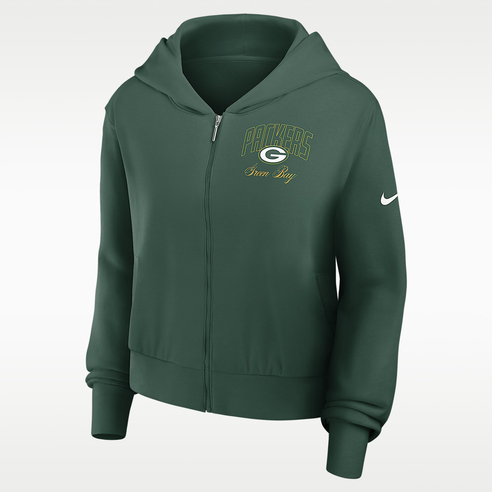 Green Bay Packers Primetime Women's Nike NFL Full-Zip Hoodie