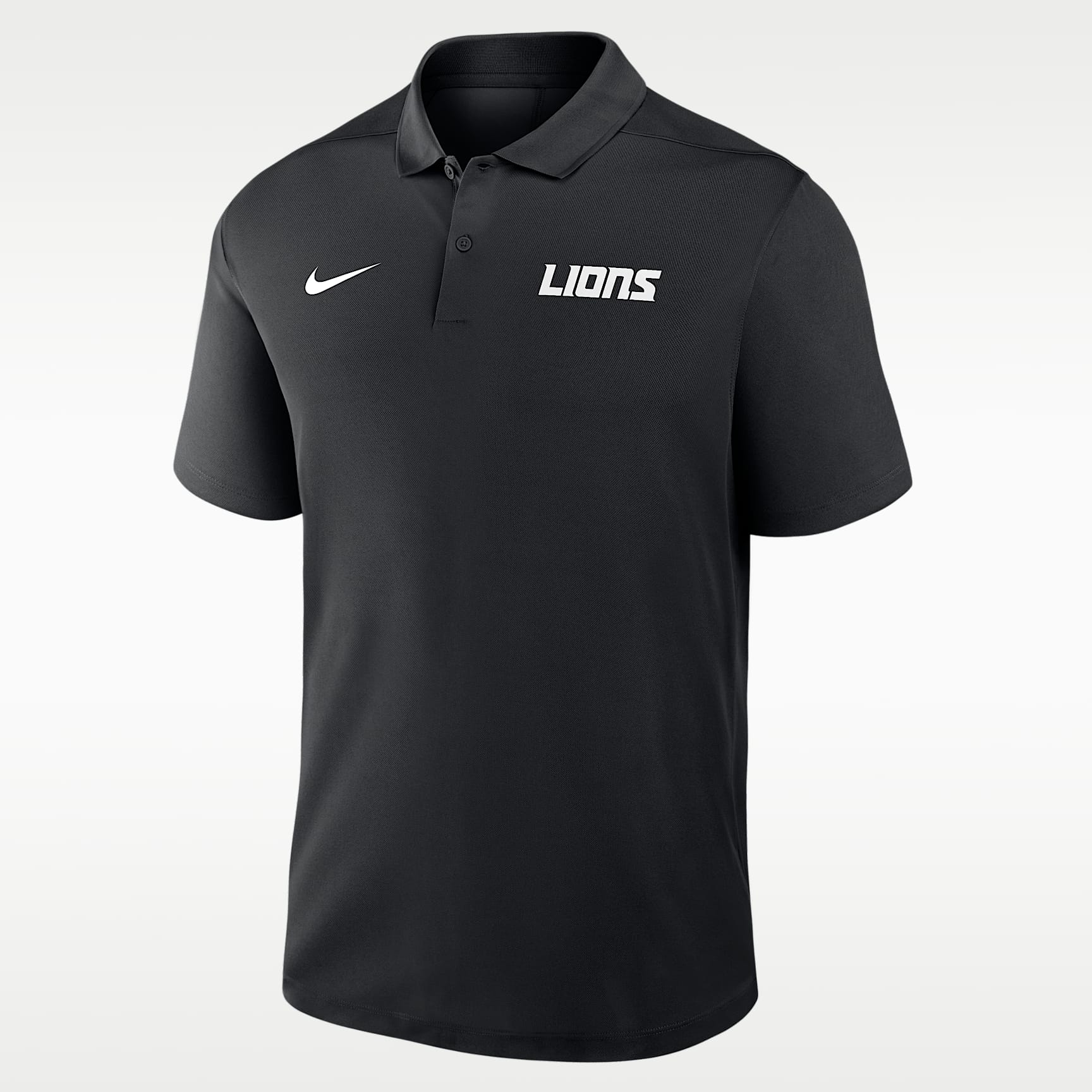 Detroit Lions Wordmark Victory Men's Nike Dri-FIT NFL Polo