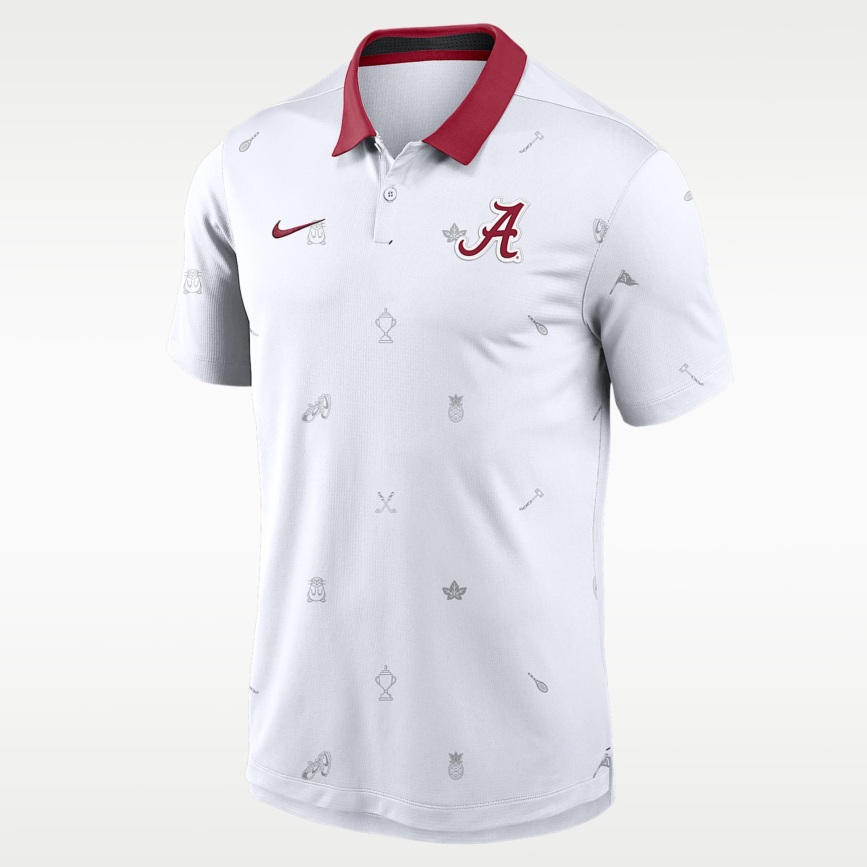 Alabama Vapor Pattern Men's Nike Dri-FIT College Polo