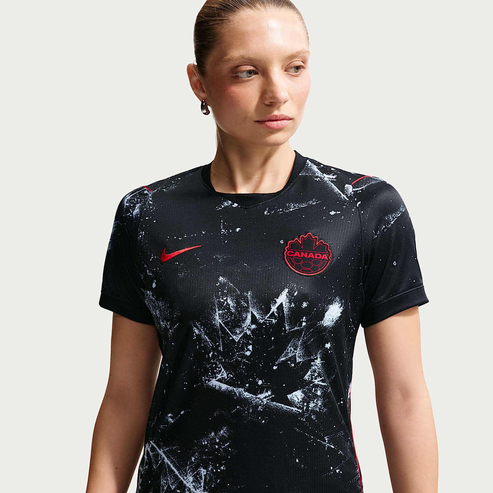 Jersey de futbol Nike Dri-FIT de Canadá visitante Stadium para mujer