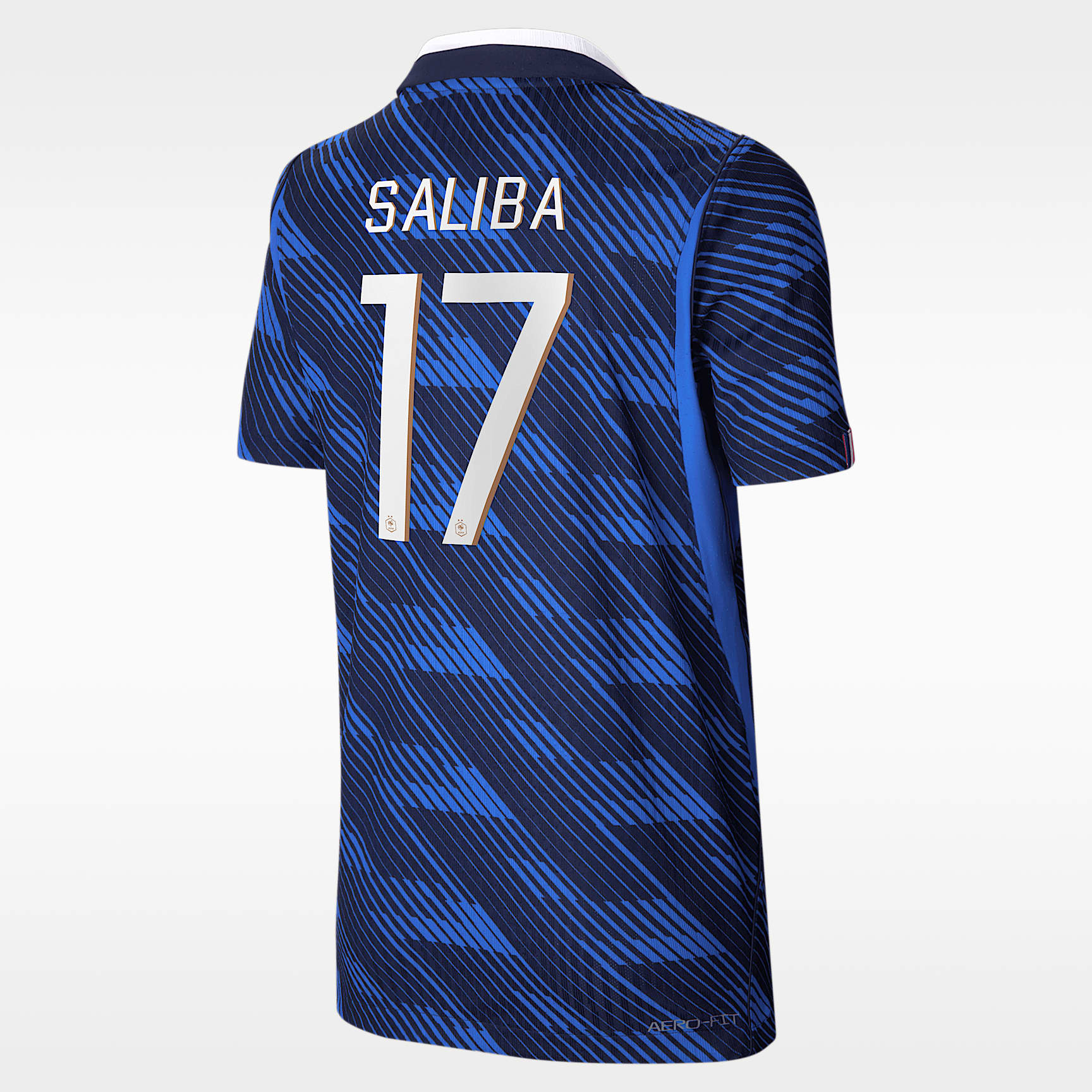 Jersey de futbol Nike Dri-FIT ADV de la selección de Francia local 2026 Match William Saliba para niños talla grande