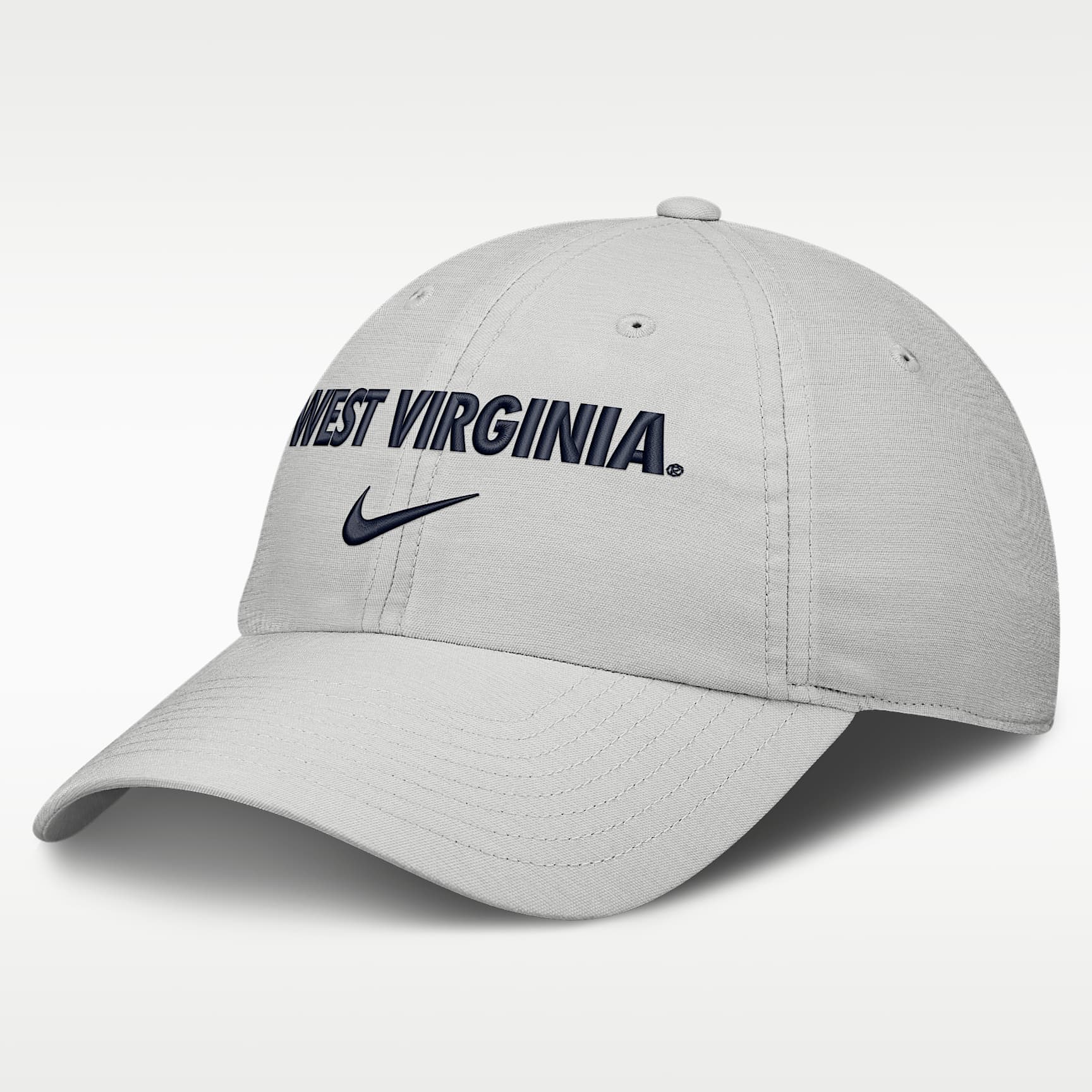 West Virginia Sideline Club Practice Men's Nike College Adjustable Hat