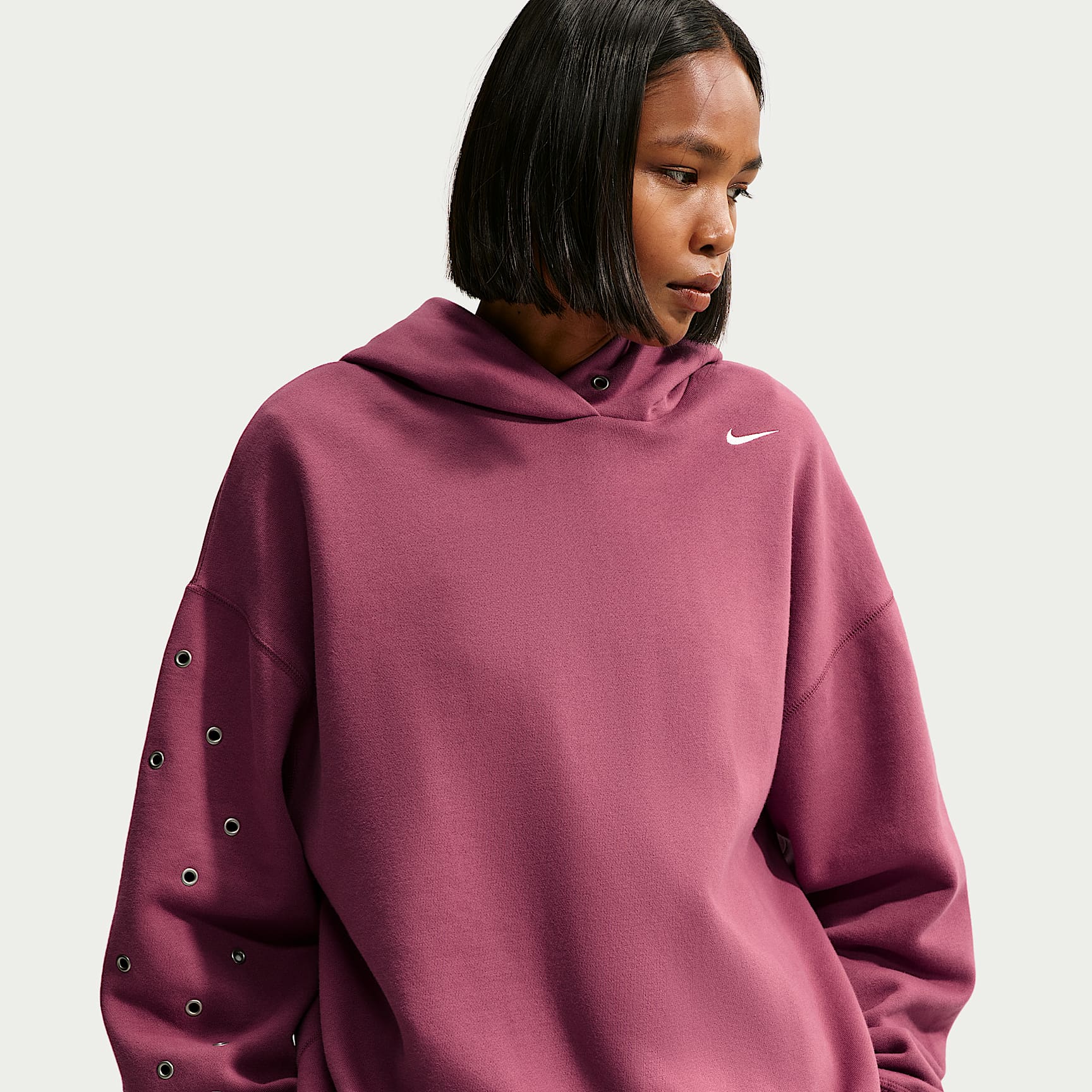 Nike Studio Fleece Medium Weight Women's Oversized Pullover Hoodie