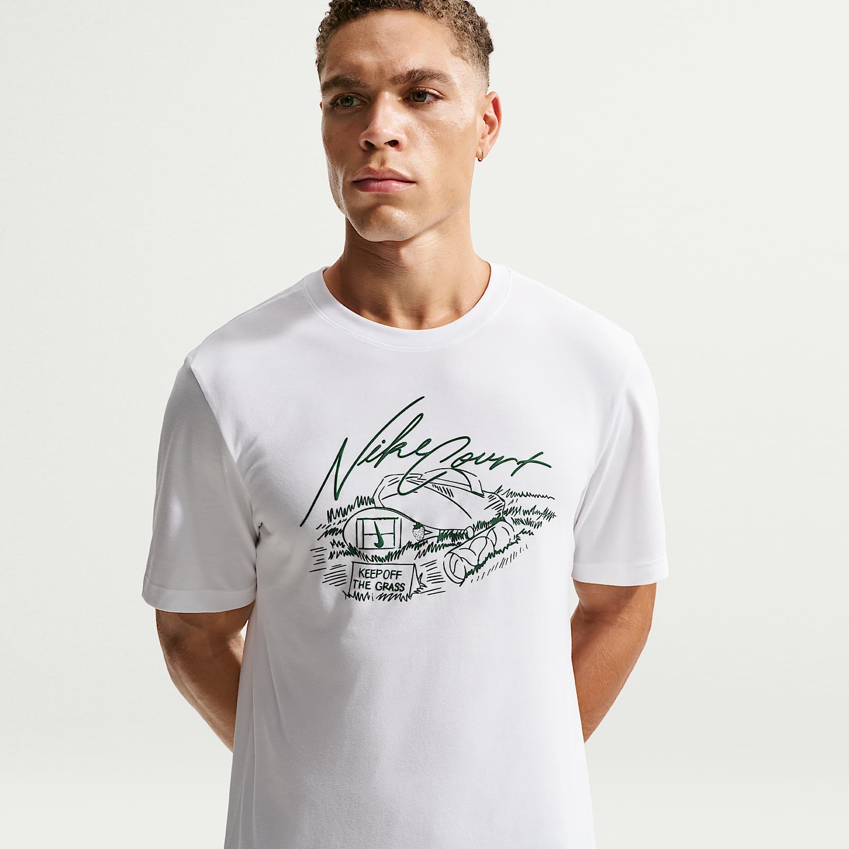 T-shirt de tennis Dri-FIT Nike pour homme