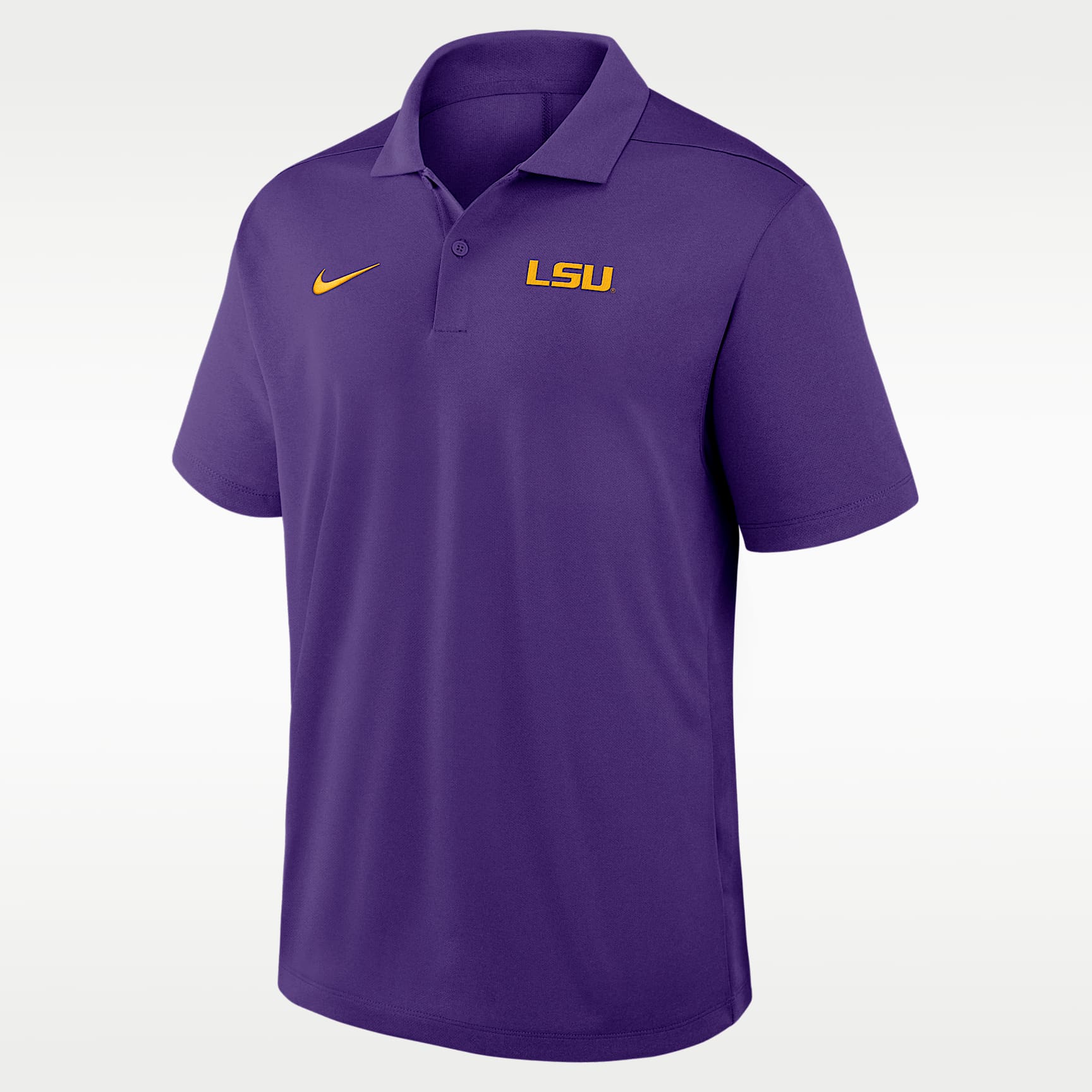 LSU Primetime Victory Plus Men's Nike Dri-FIT College Polo