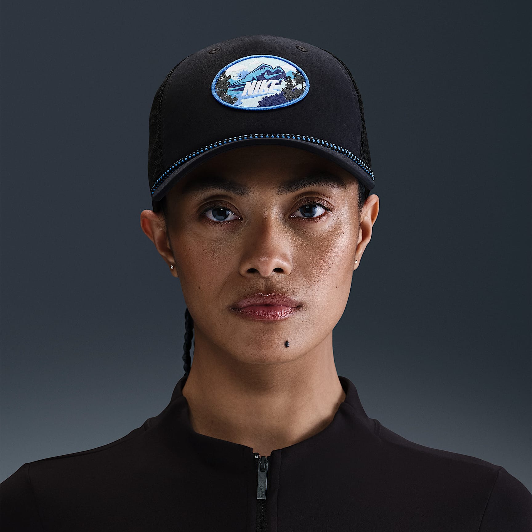 Gorra de rejilla con estructura para exteriores Nike Rise