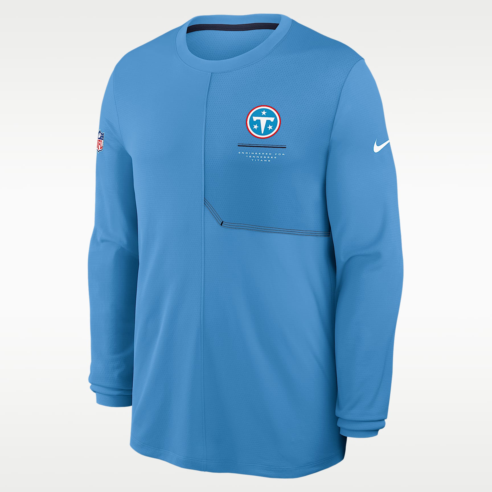 Tennessee Titans Sideline Coach Men's Nike Dri-FIT NFL Long-Sleeve Top