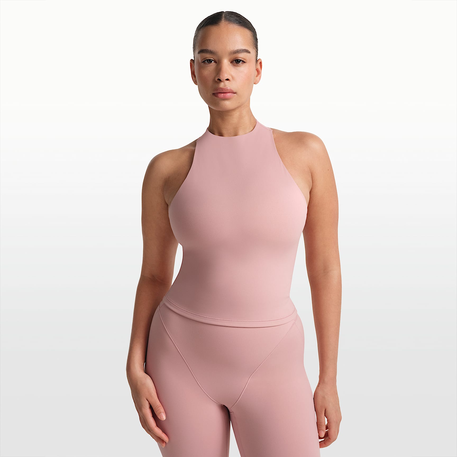 NikeSKIMS Matte Women's Mock-Neck Racerback Tank Top