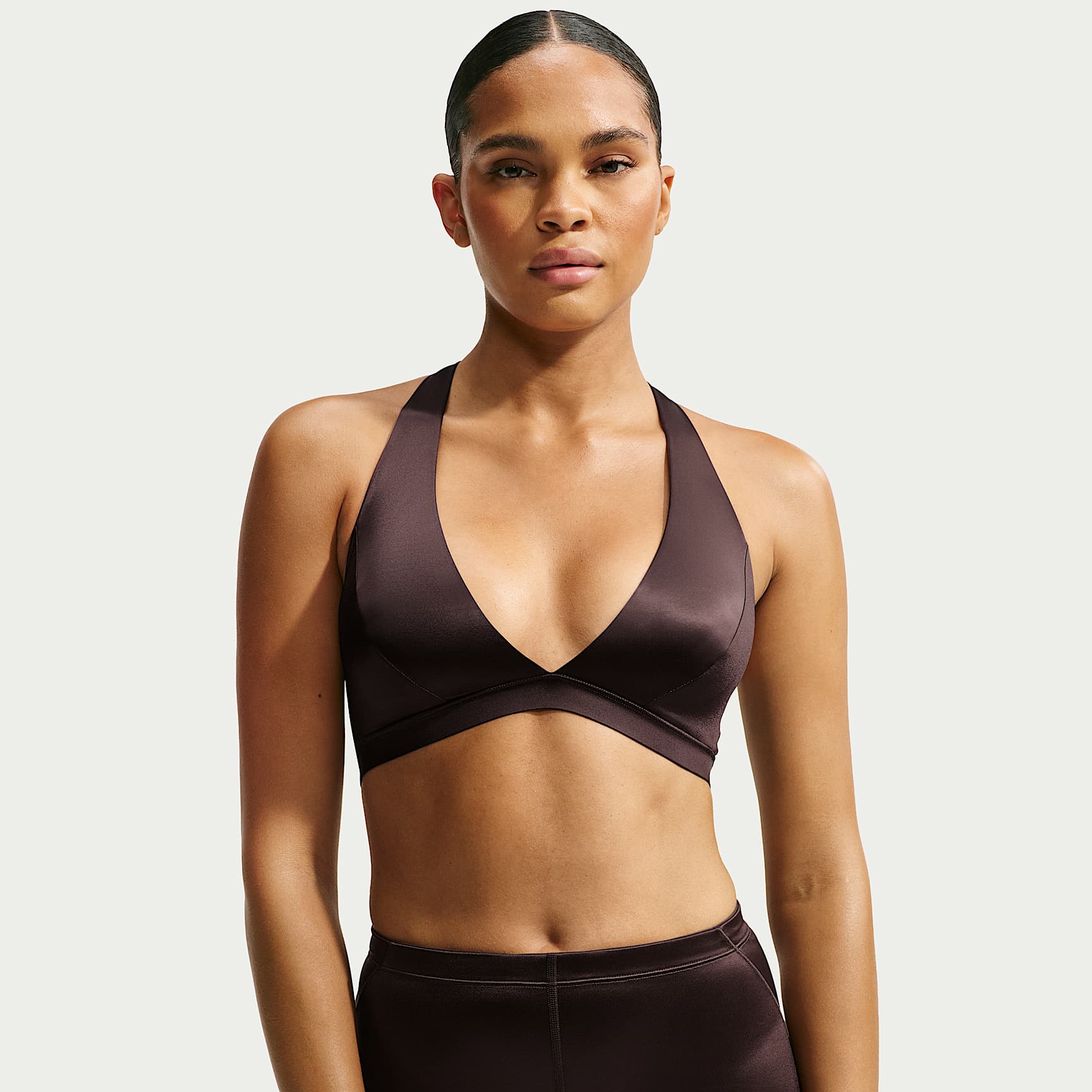 NikeSKIMS Satin Shine Women's Halter Bra