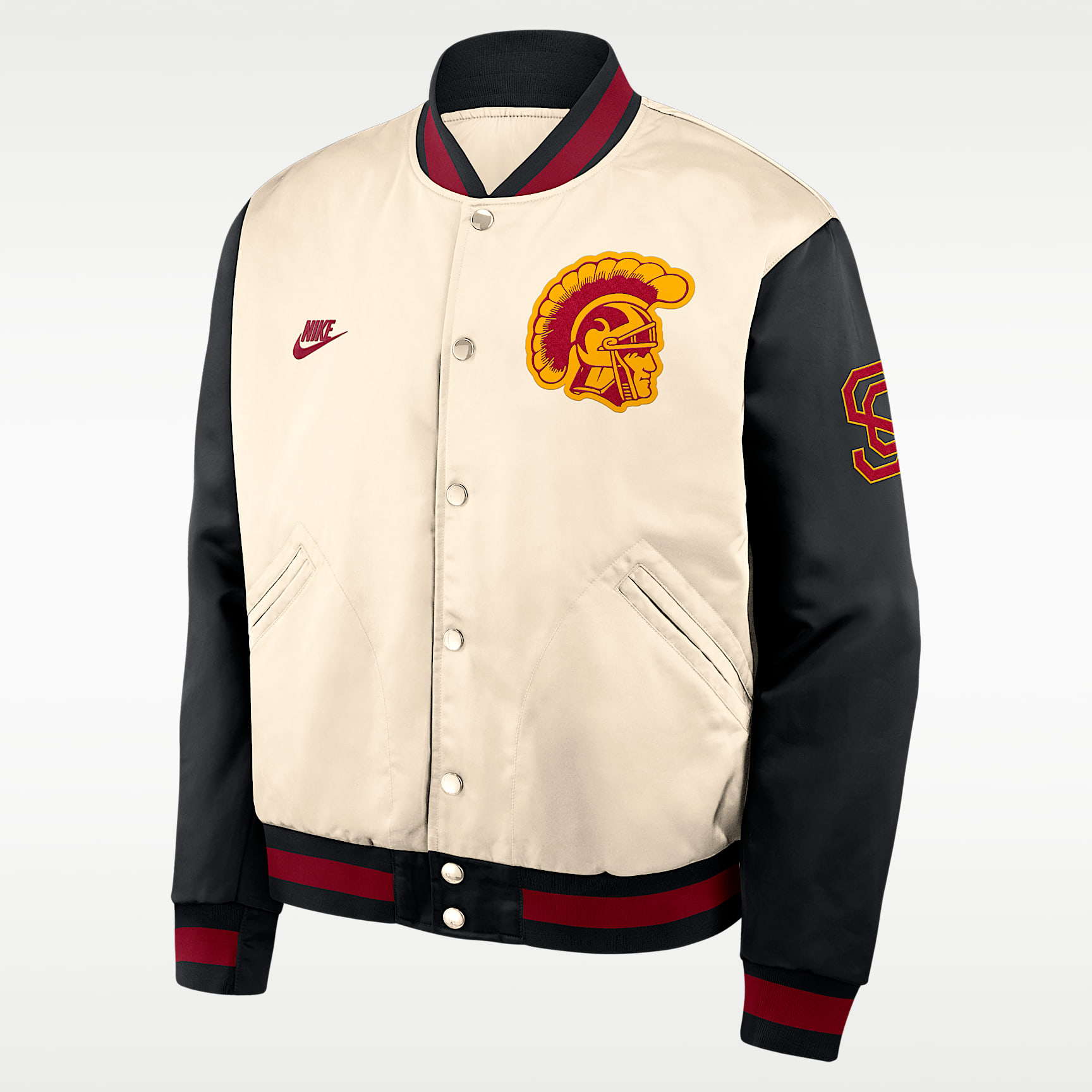 USC Legacy Men's Nike College Full-Snap Bomber Jacket
