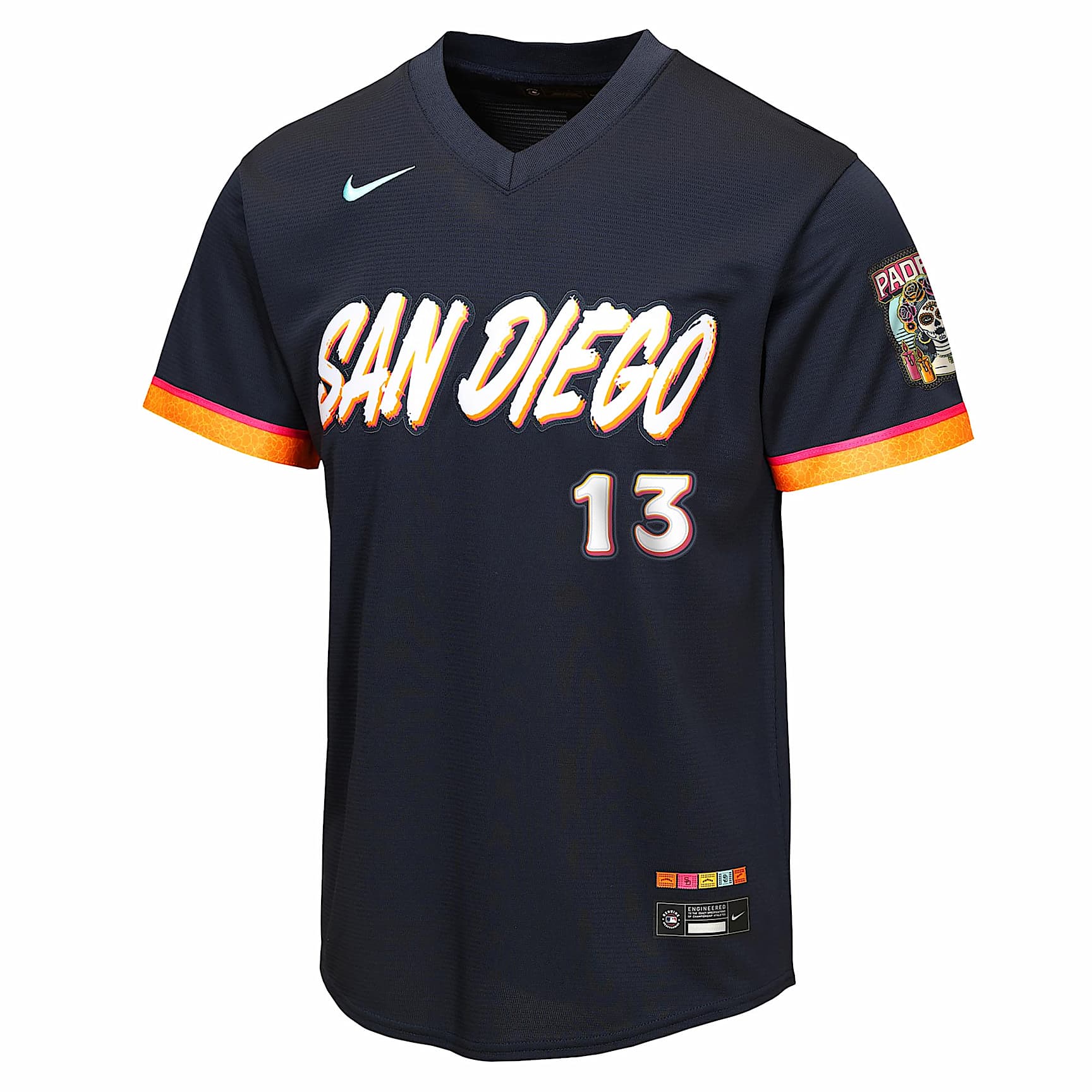 Manny Machado San Diego Padres City Connect Big Kid's Nike MLB Stadium Jersey