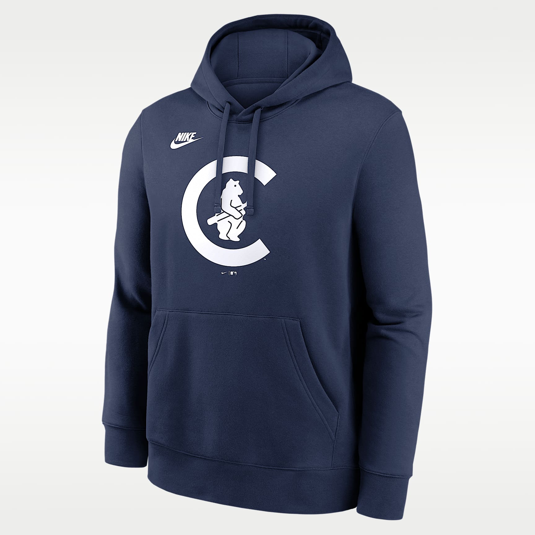 Chicago Cubs Cooperstown Logo Club Men's Nike MLB Pullover Hoodie