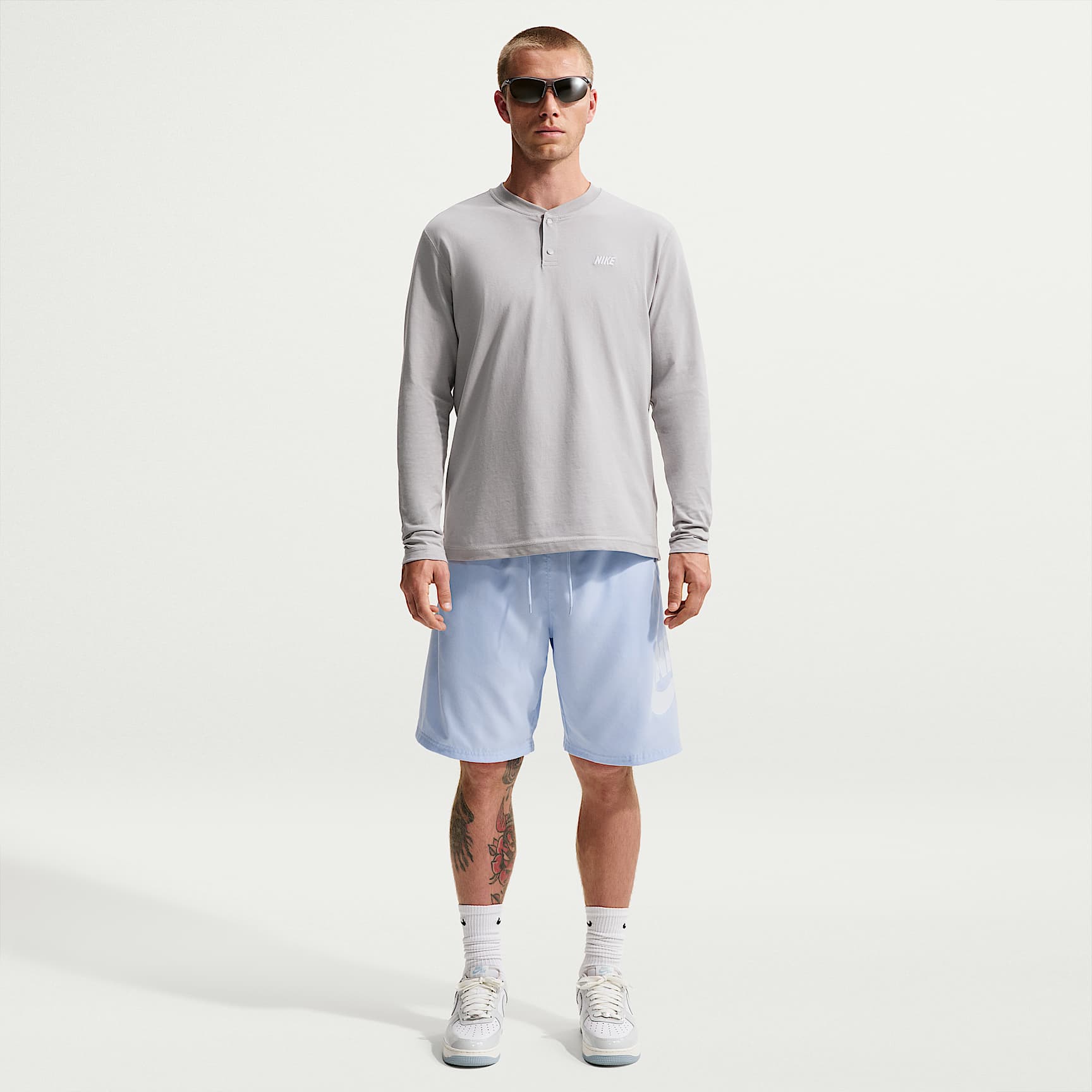 Vævede Nike Club-shorts til mænd