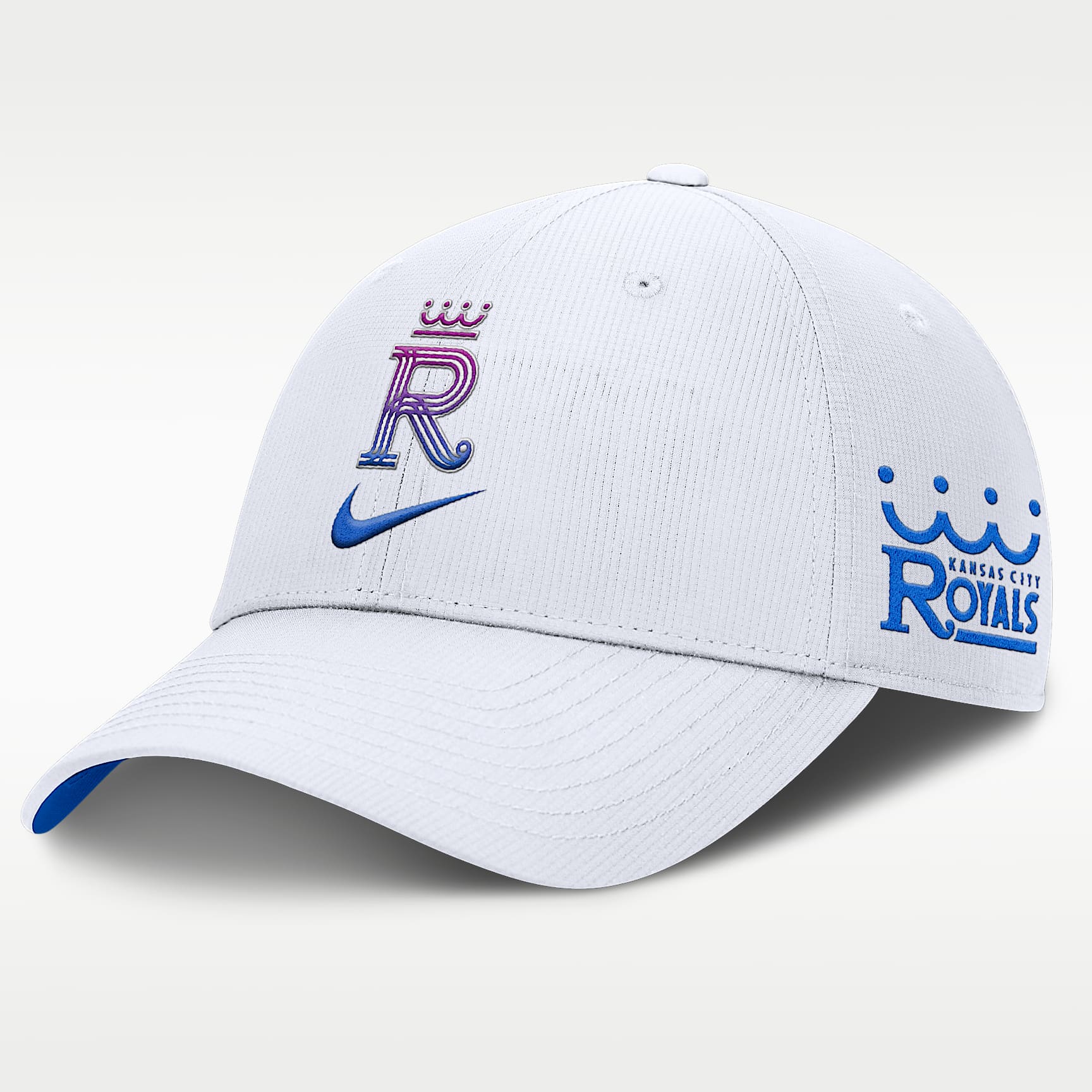 Gorra Nike Dri-FIT de la MLB ajustable para hombre Kansas City Royals City Connect Club