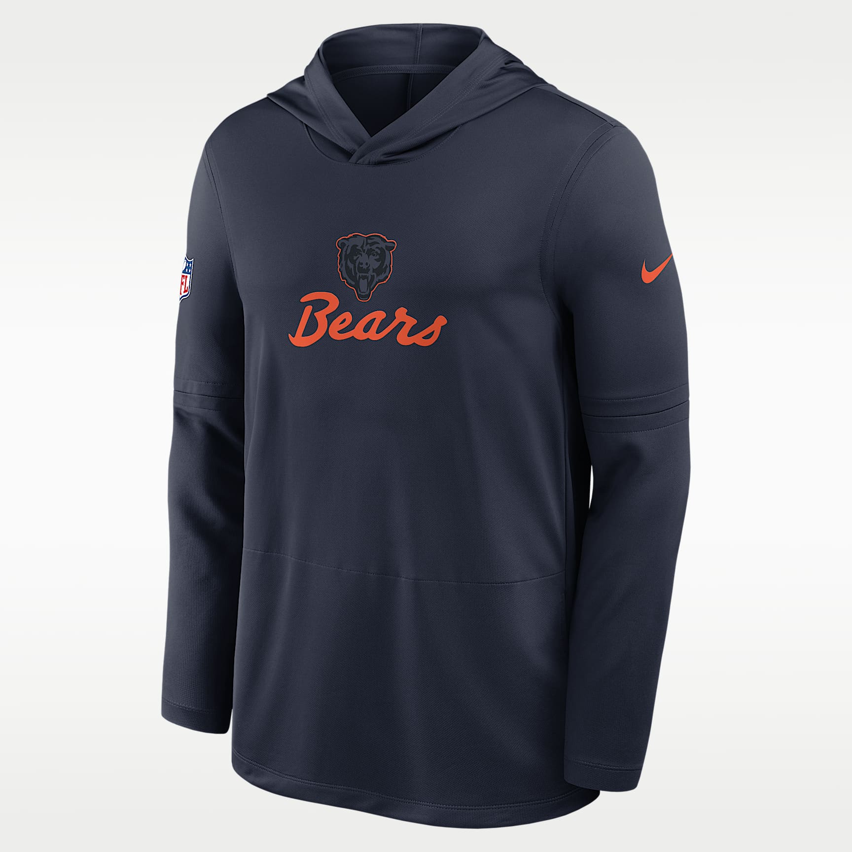 Chicago Bears Rivalries Collection Sideline Men's Nike Dri-FIT NFL Long-Sleeve Hooded Top